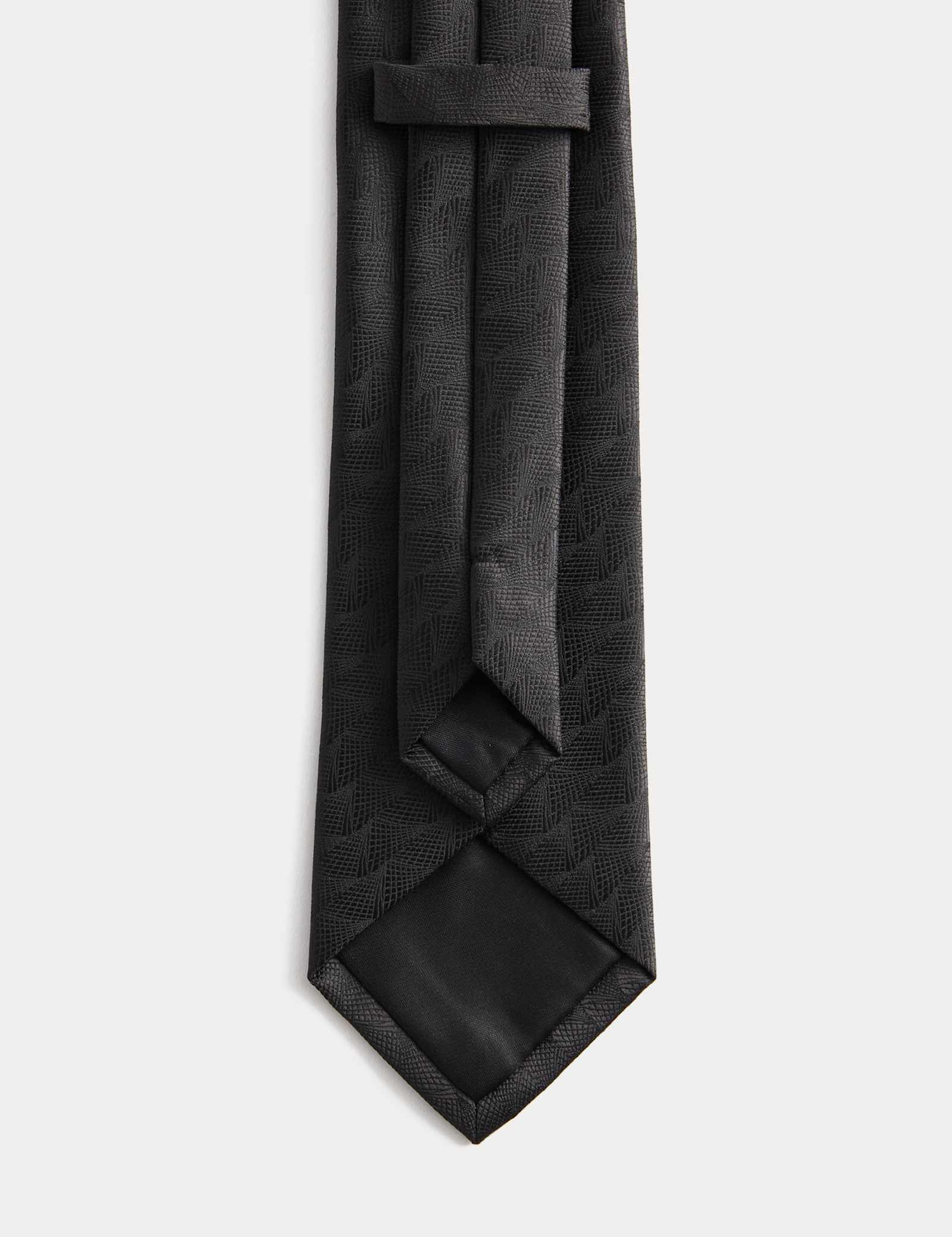 Poly Fan Textured Tie - image 1