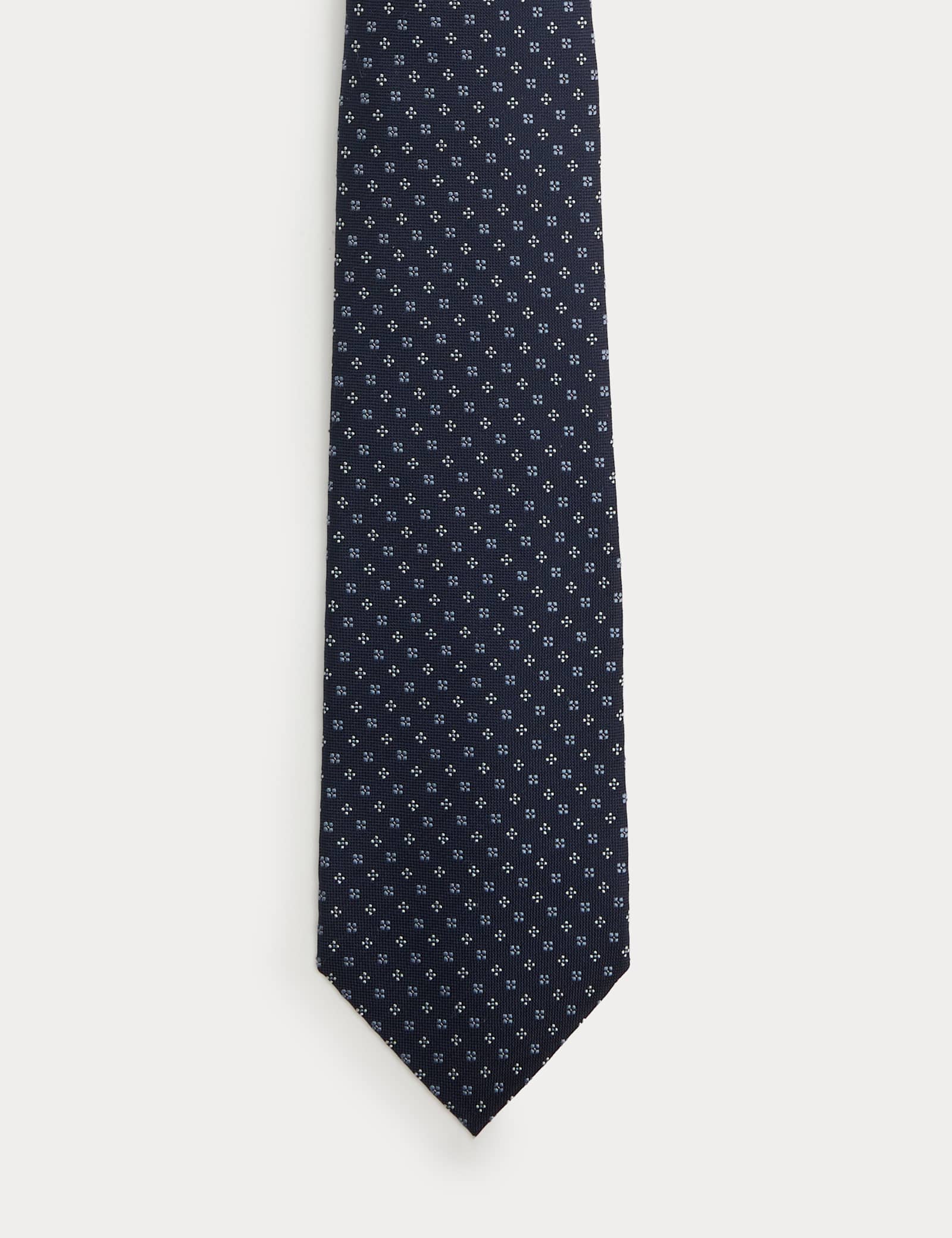 Pure Silk Geometric Tie - image 2