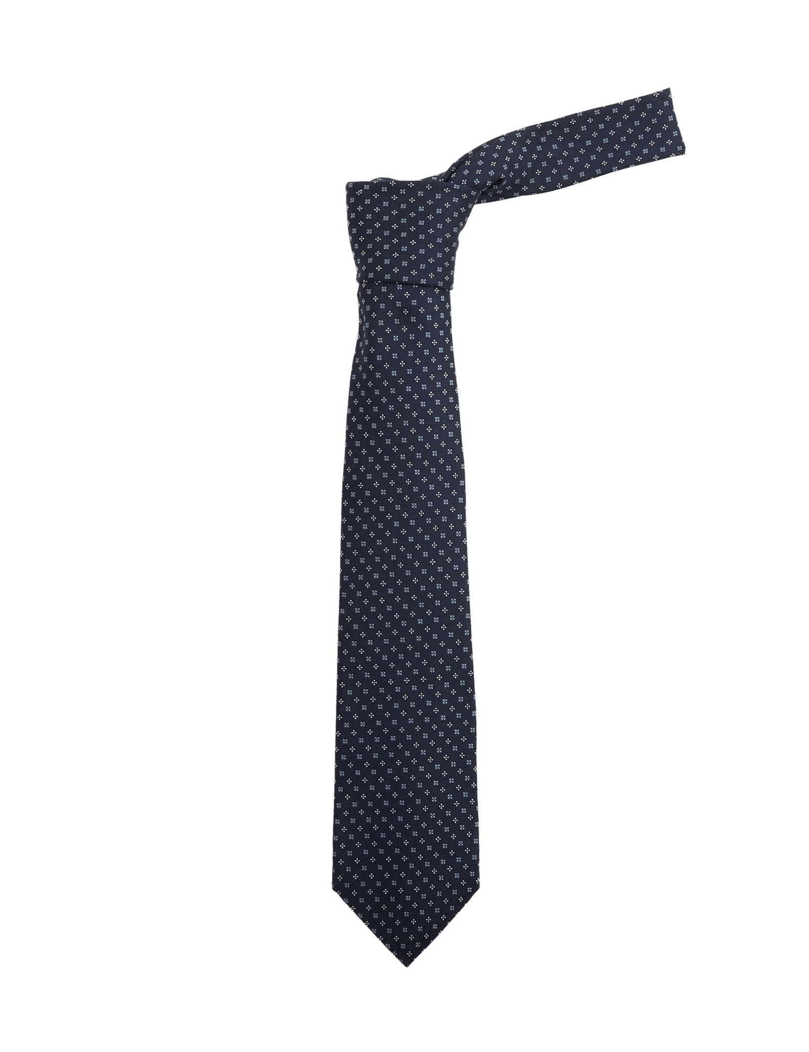 Pure Silk Geometric Tie - image 5