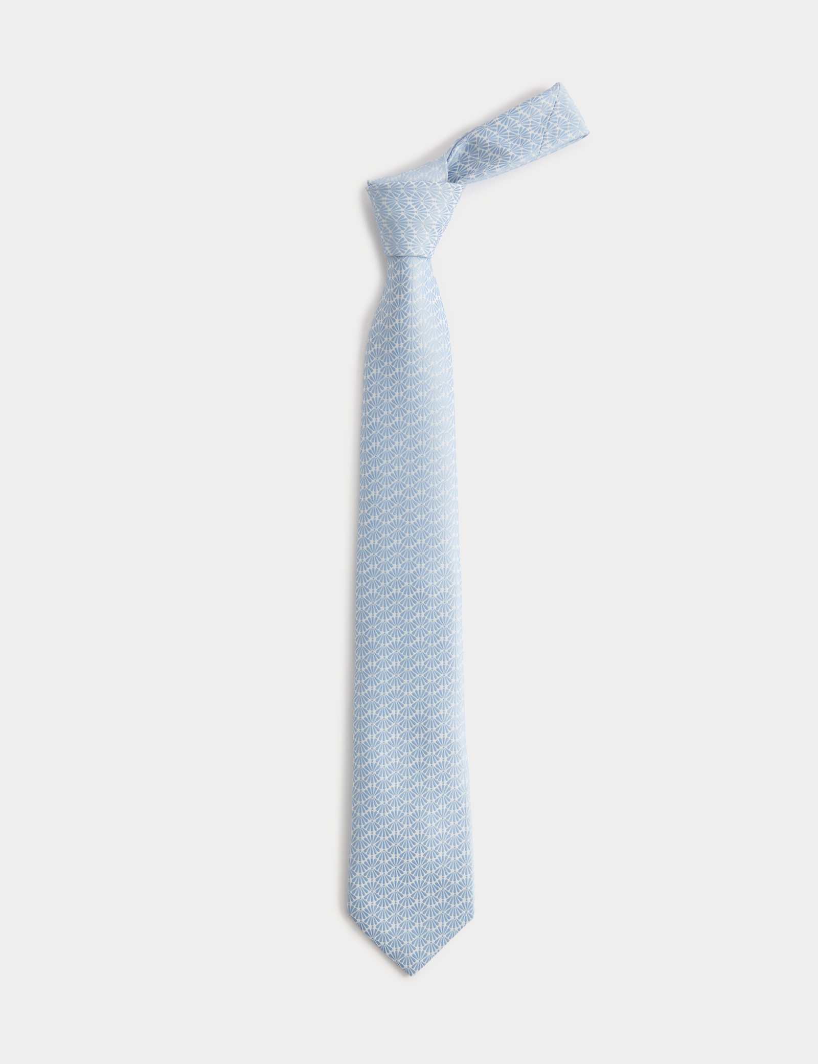 Textured Fan Design Tie - image 4