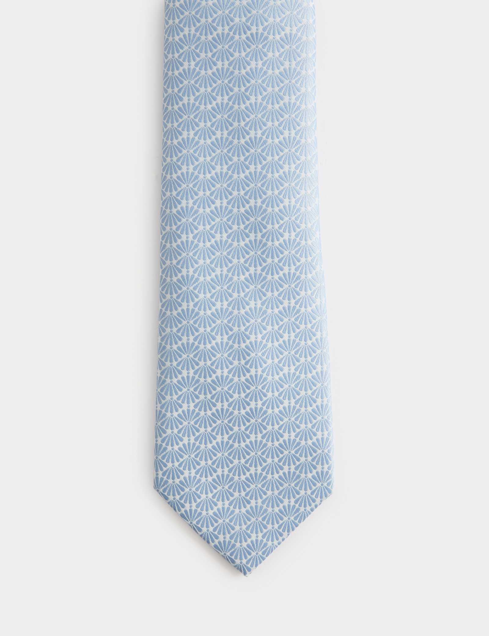 Textured Fan Design Tie - image 2