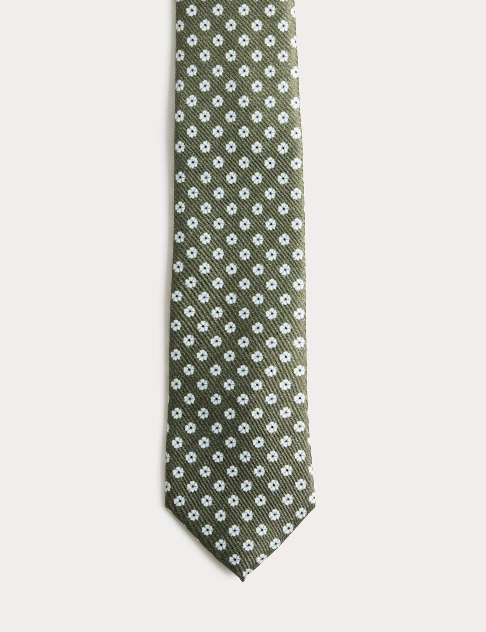 Floral Printed Tie - image 2