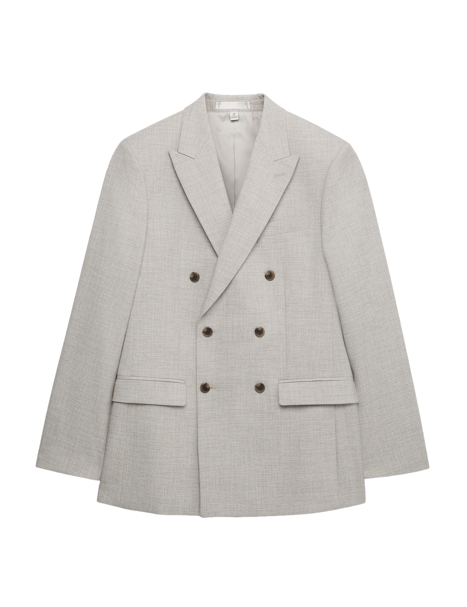 Slim Fit Textured Twill Stretch Suit Jacket - image 3