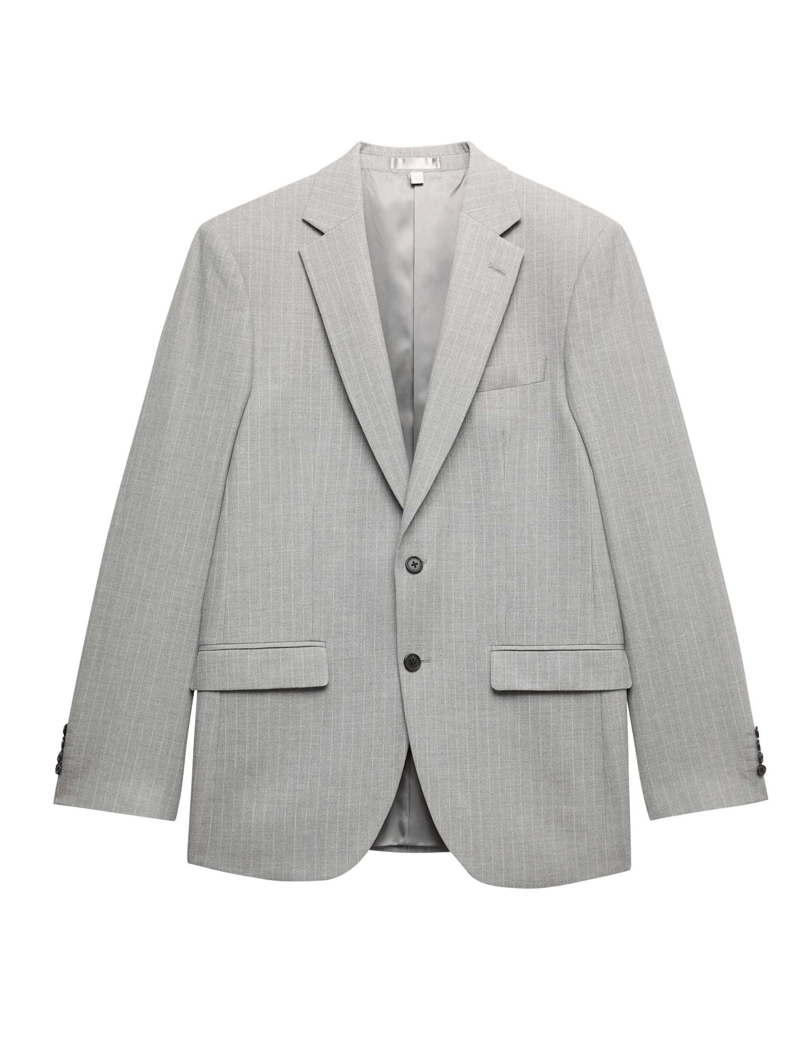 Regular Fit Pinstripe Stretch Suit Jacket - image 3