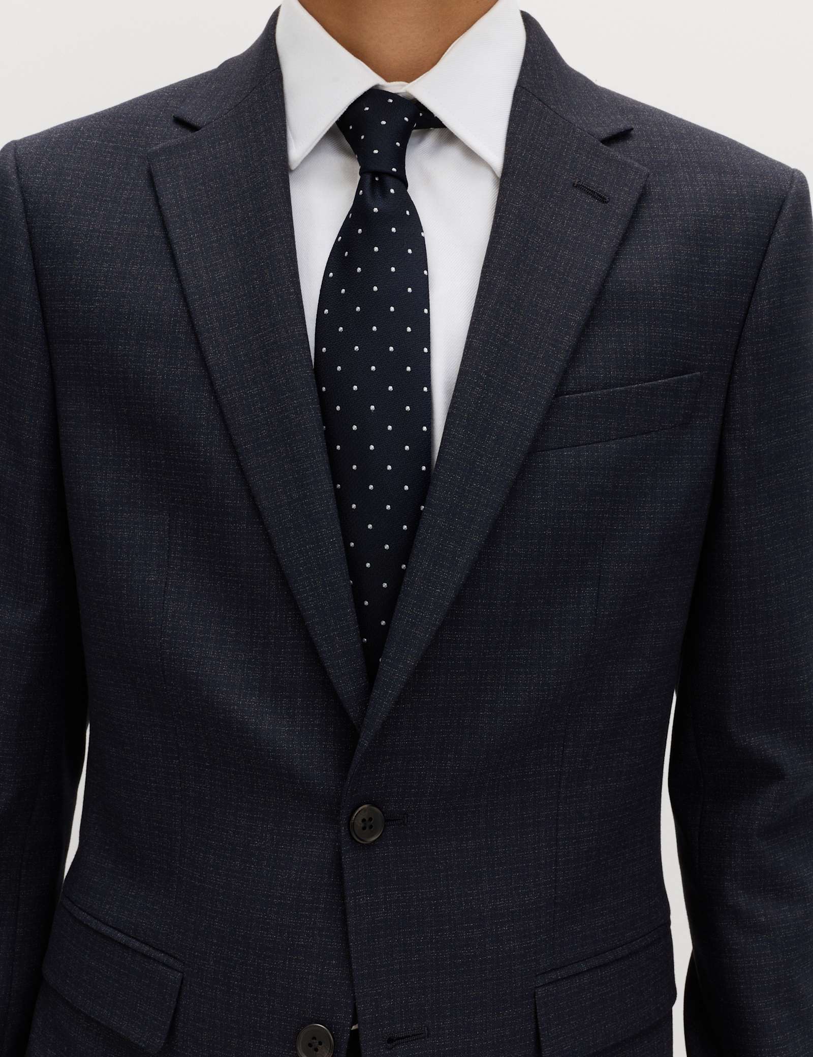 Slim Fit Textured Stretch Jacket - image 5