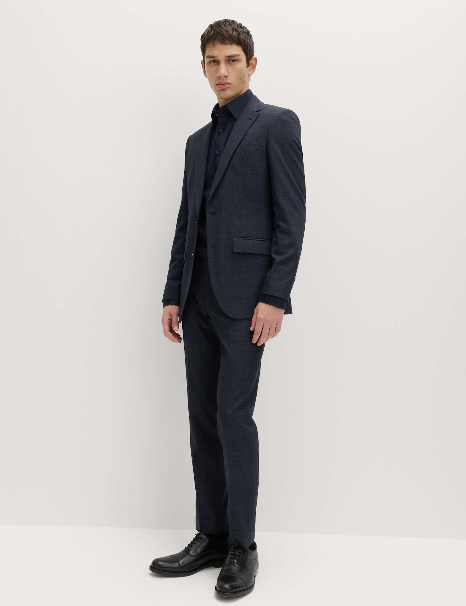Skinny Fit Textured Stretch Suit Jacket - image 5