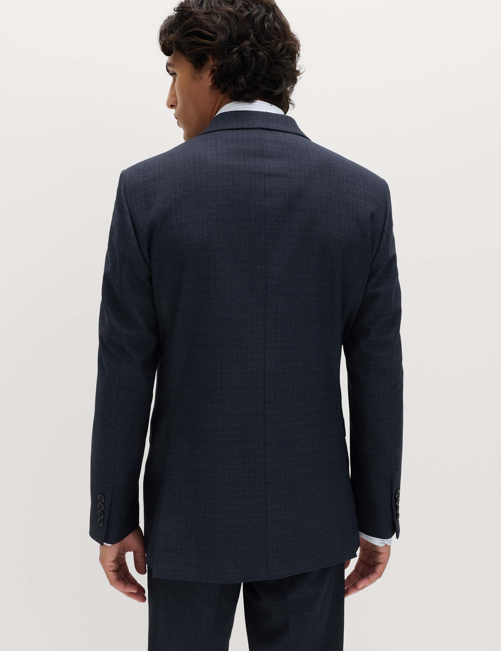 Regular Fit Textured Stretch Jacket - image 4