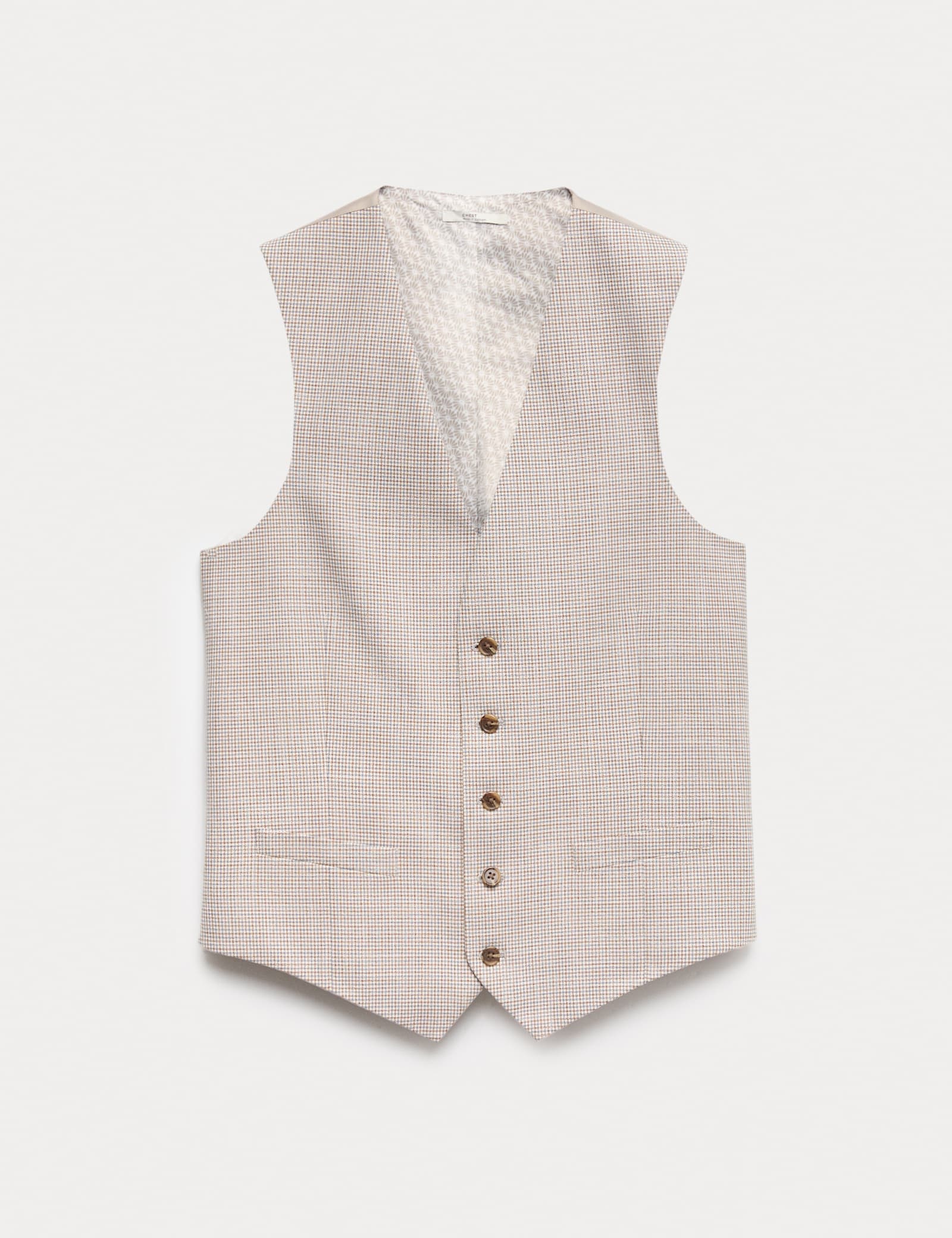 Taliored Fit Check Waistcoat - image 1