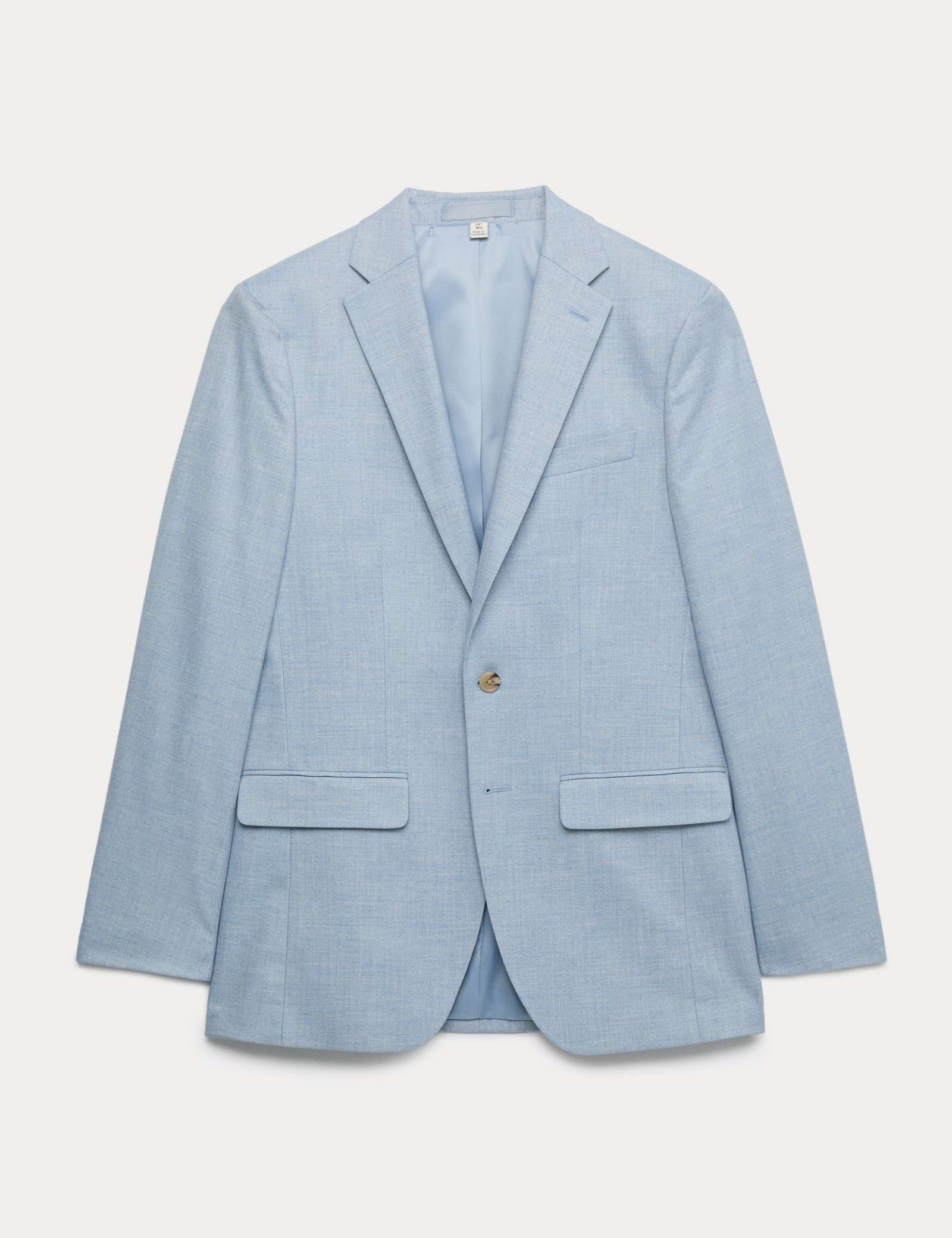 Slim Fit Textured Stretch Suit Jacket - image 2