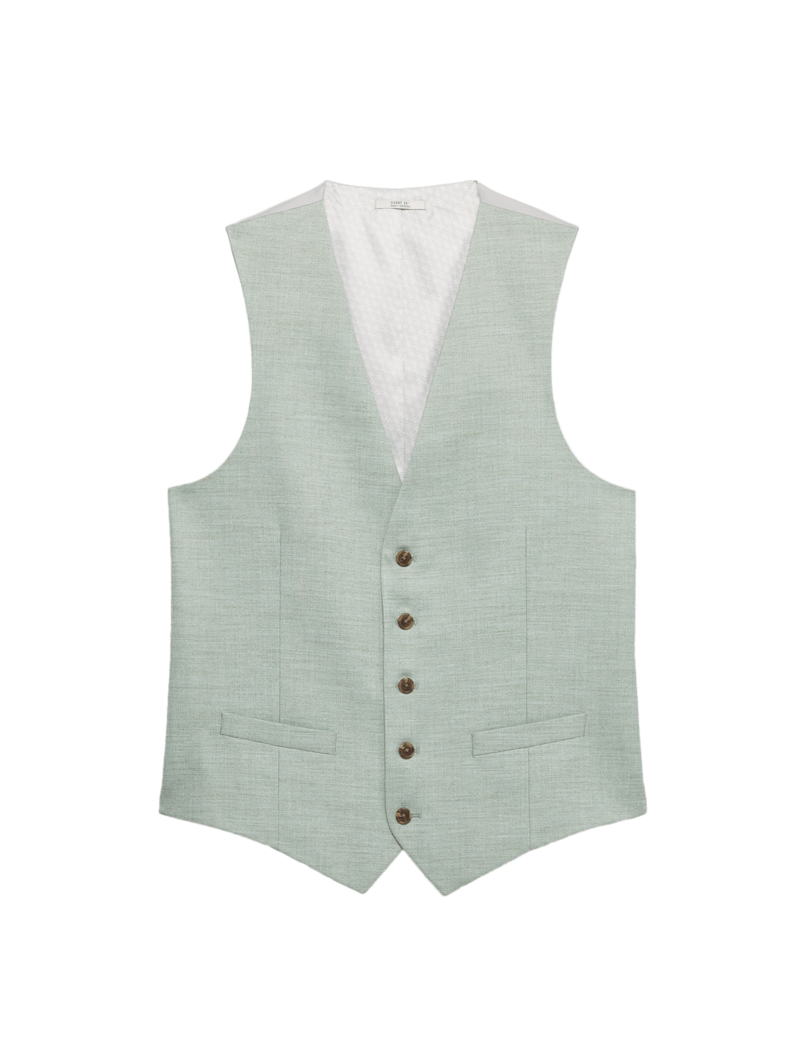 Textured Stretch Waistcoat - image 4