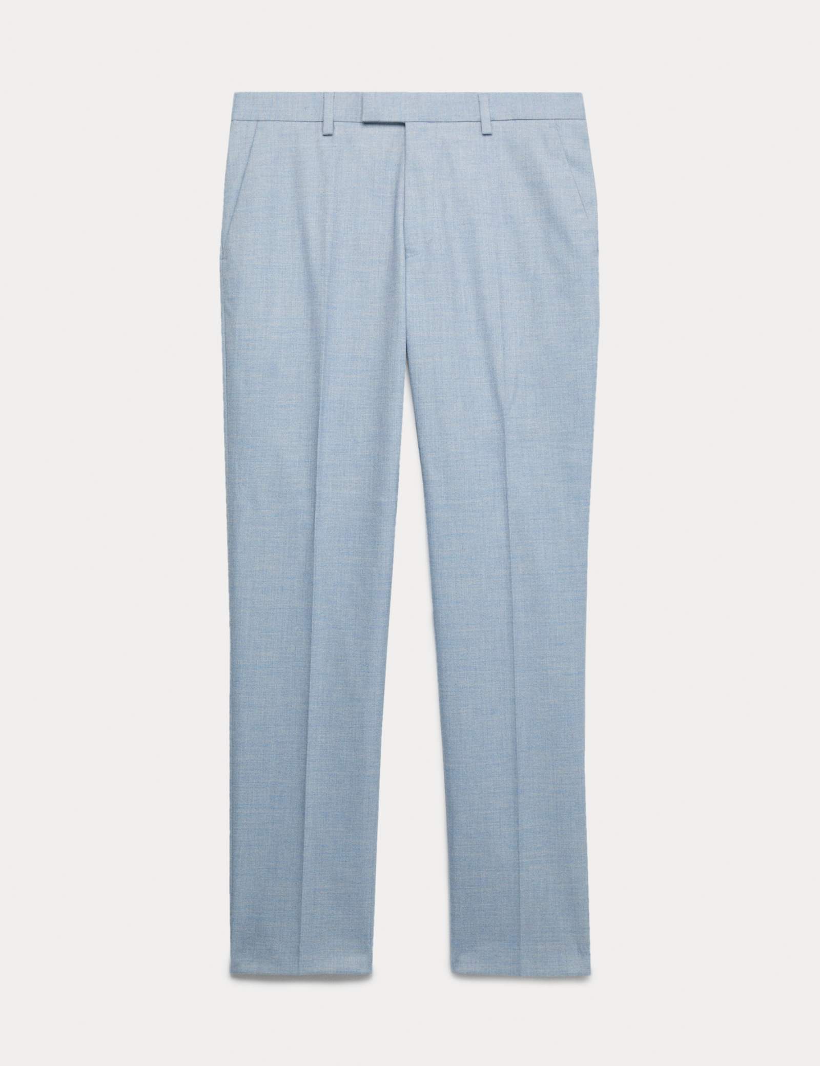 Slim Fit Textured Stretch Trousers - image 2