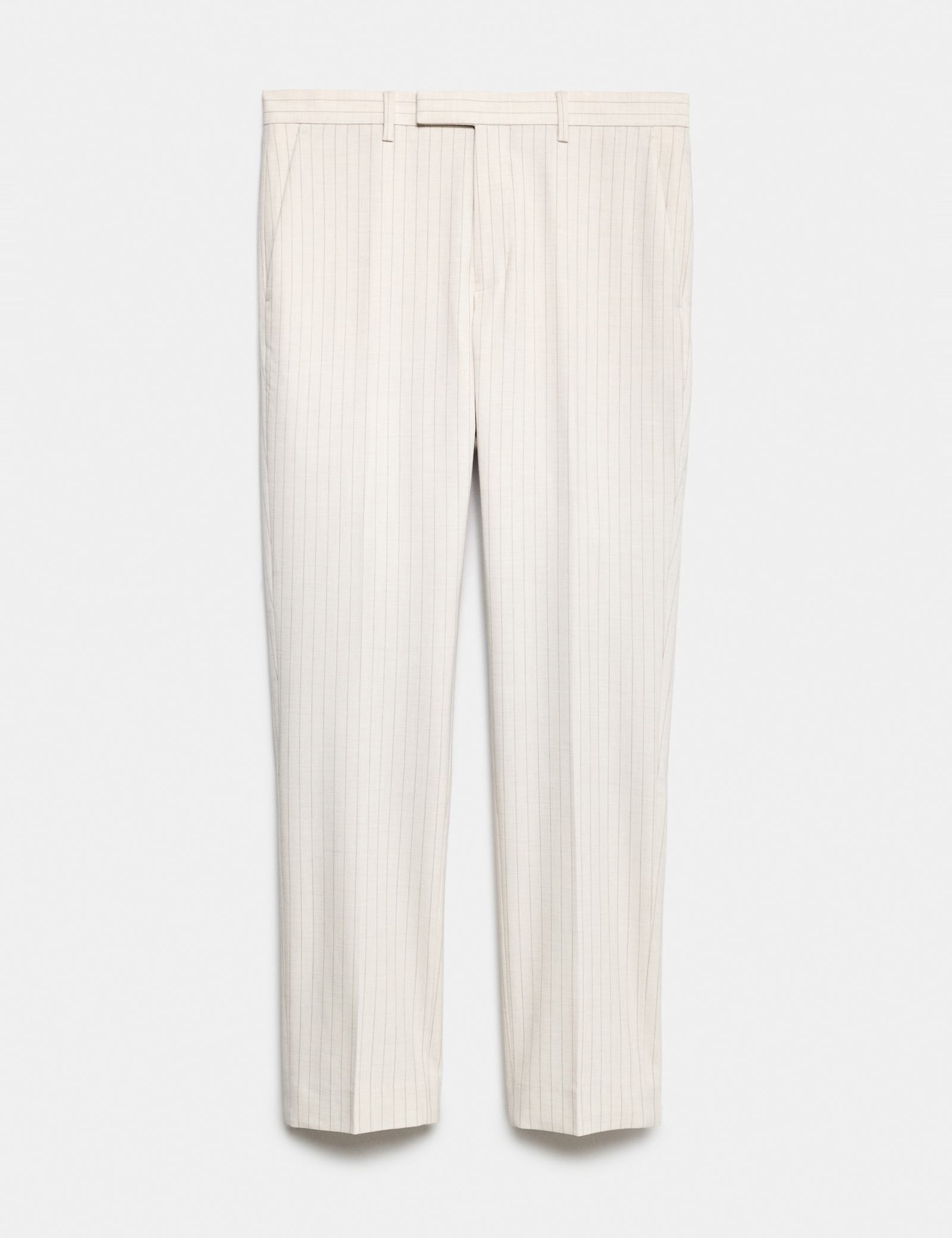 Slim Fit Pinstripe Suit Trousers - image 1