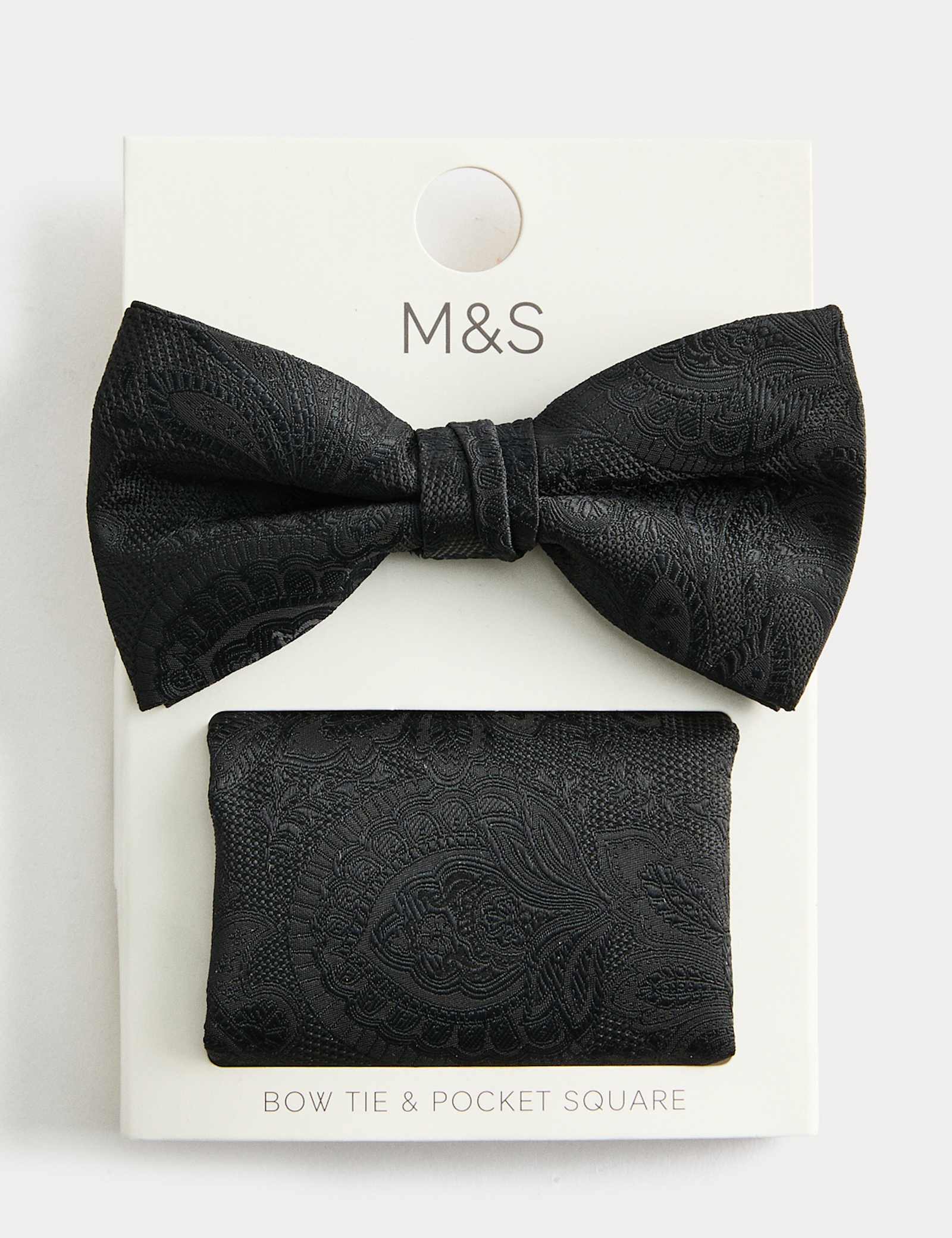Paisley Bow Tie and Hank Set - image 3