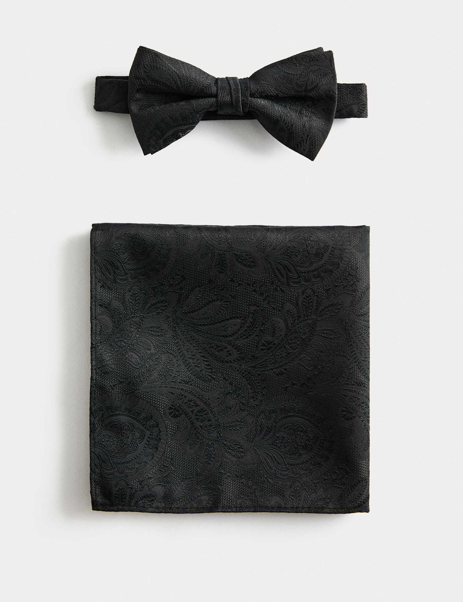 Paisley Bow Tie and Hank Set - image 1