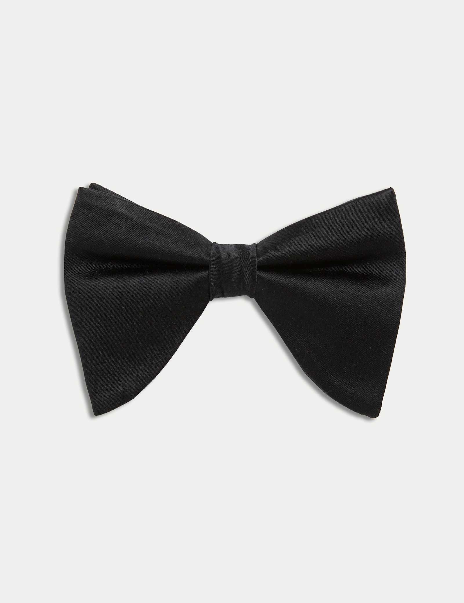 Oversized Pure Silk Bow Tie - image 1