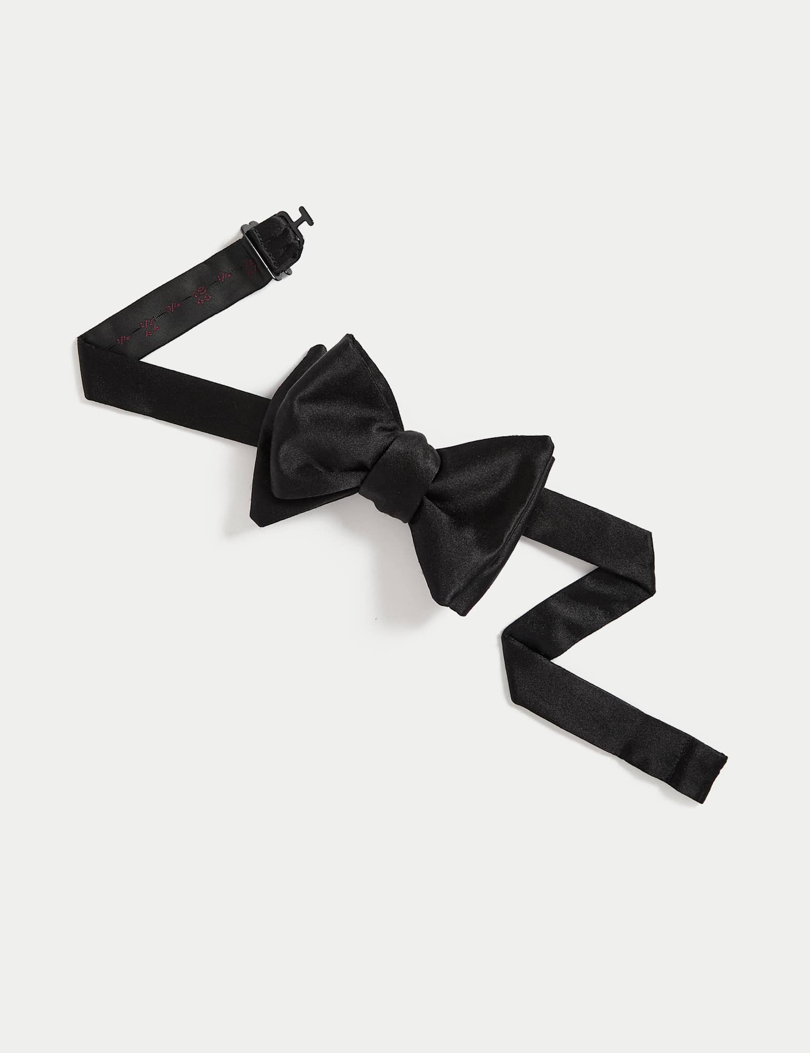 Pure Silk Self Bow Tie - image 2