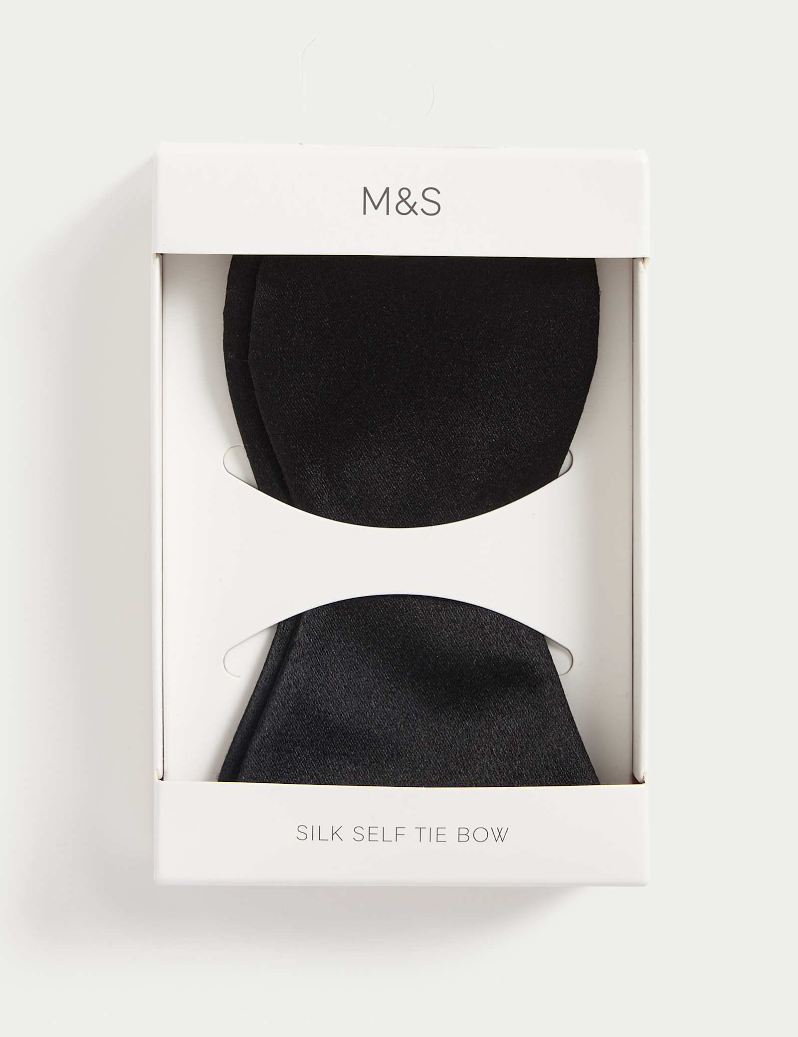 Pure Silk Self Bow Tie - image 3
