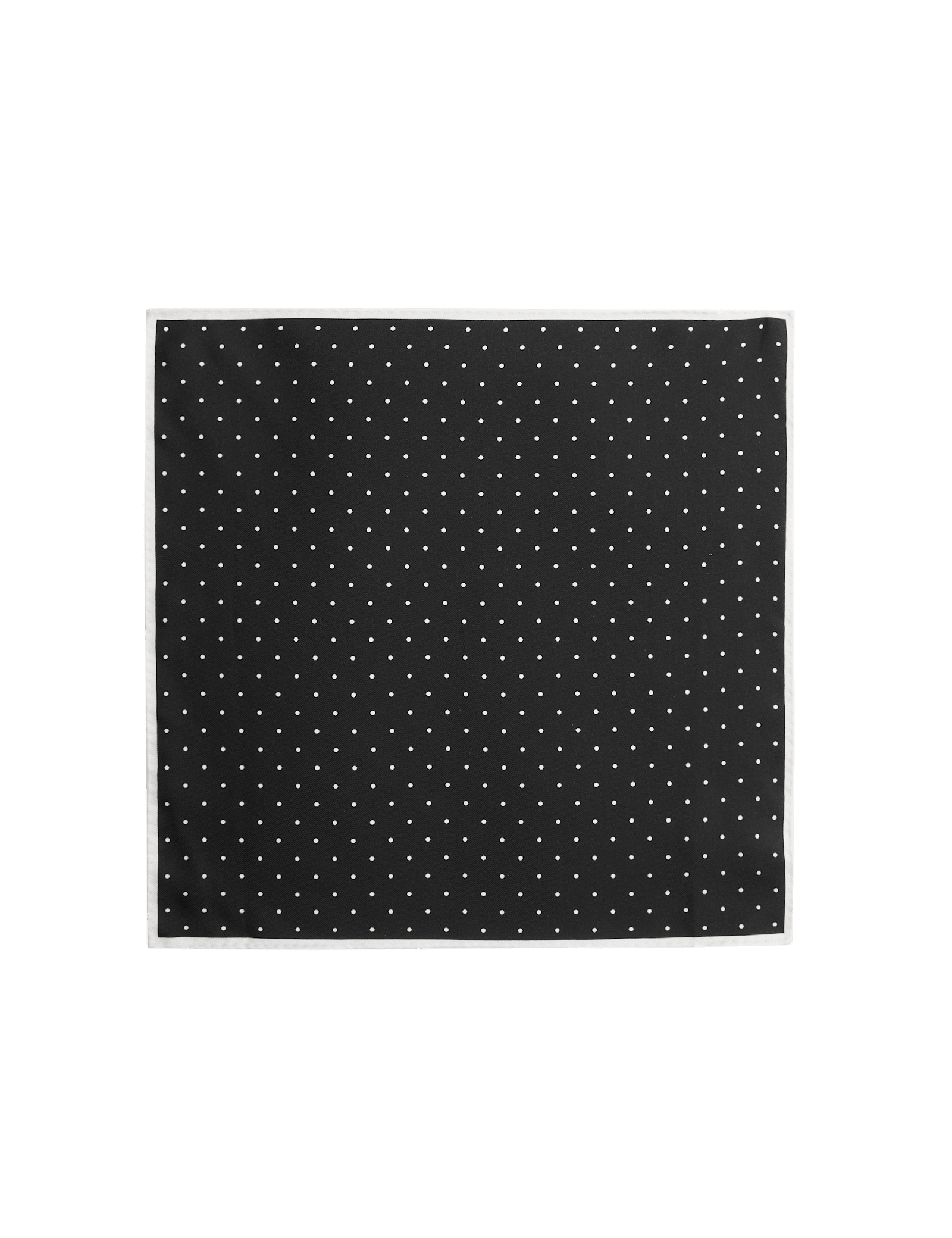 Polka Dot Pure Silk Pocket Square - image 4