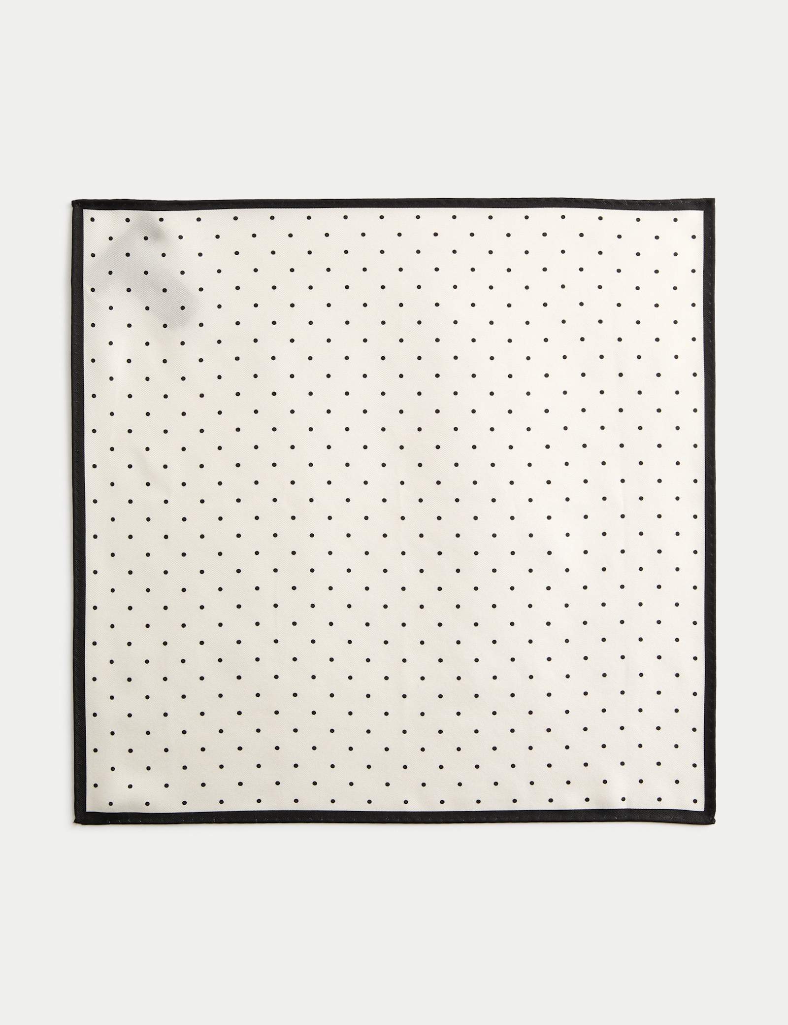 Polka Dot Pure Silk Pocket Square - image 2
