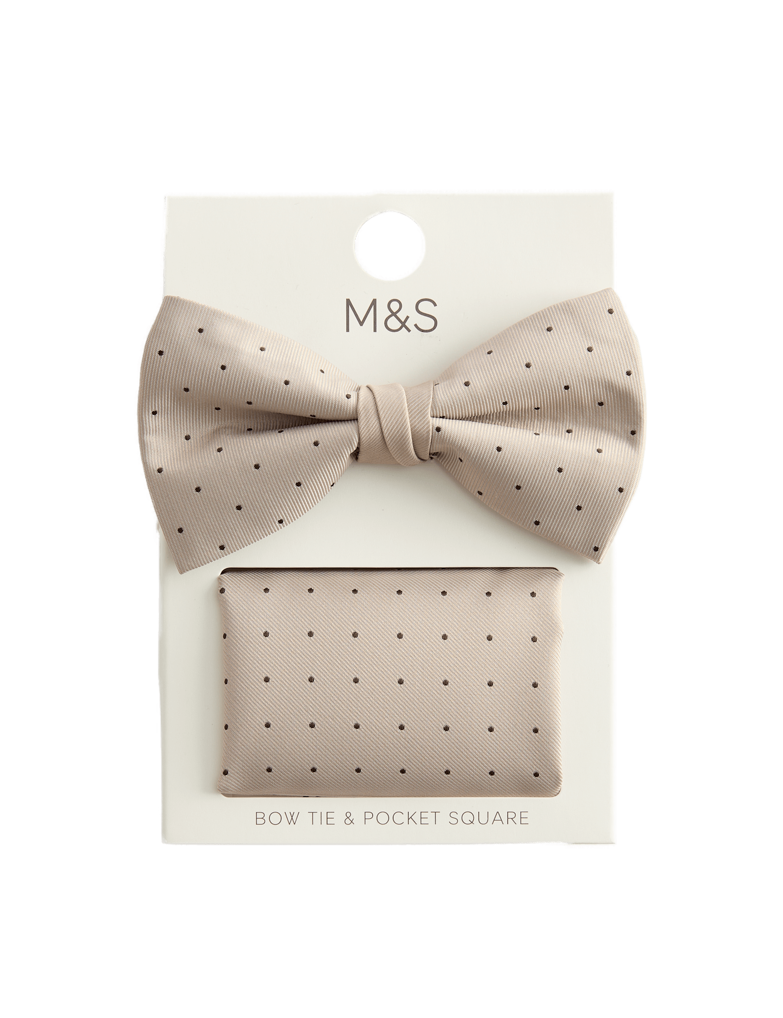 Polka Dot Bow Tie and Handkerchief Set - image 2