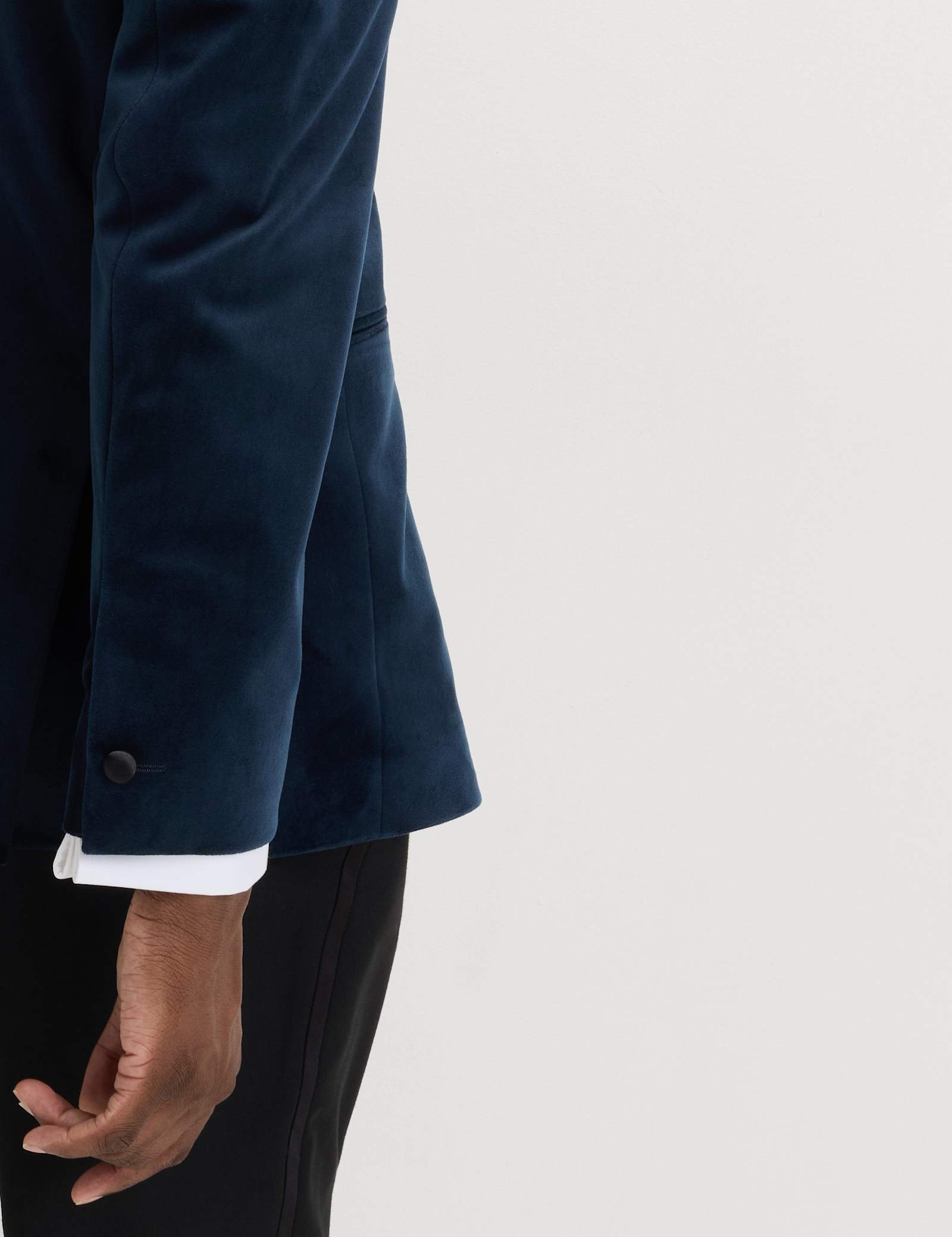 Tailored Fit Velvet Tuxedo Jacket - image 4