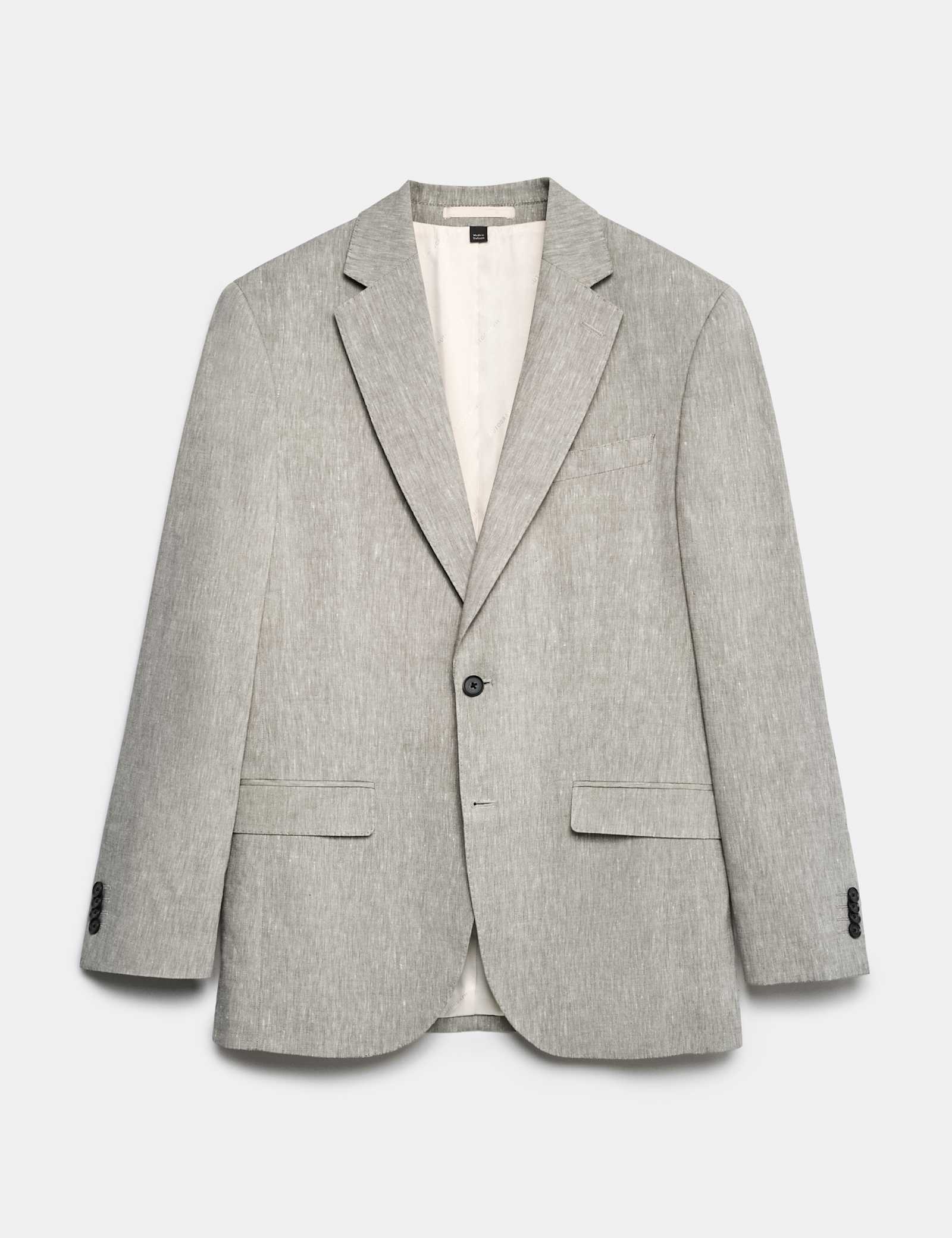 Tailored Fit Italian Performance Linen Blend Suit Jacket - image 5