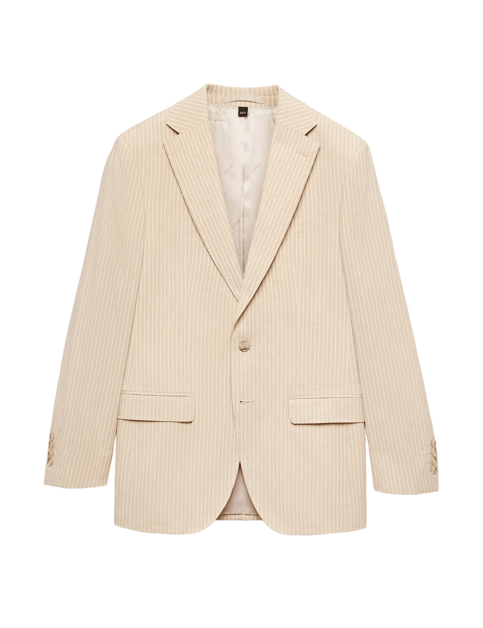 Tailored Fit Linen Rich Jacket - image 3