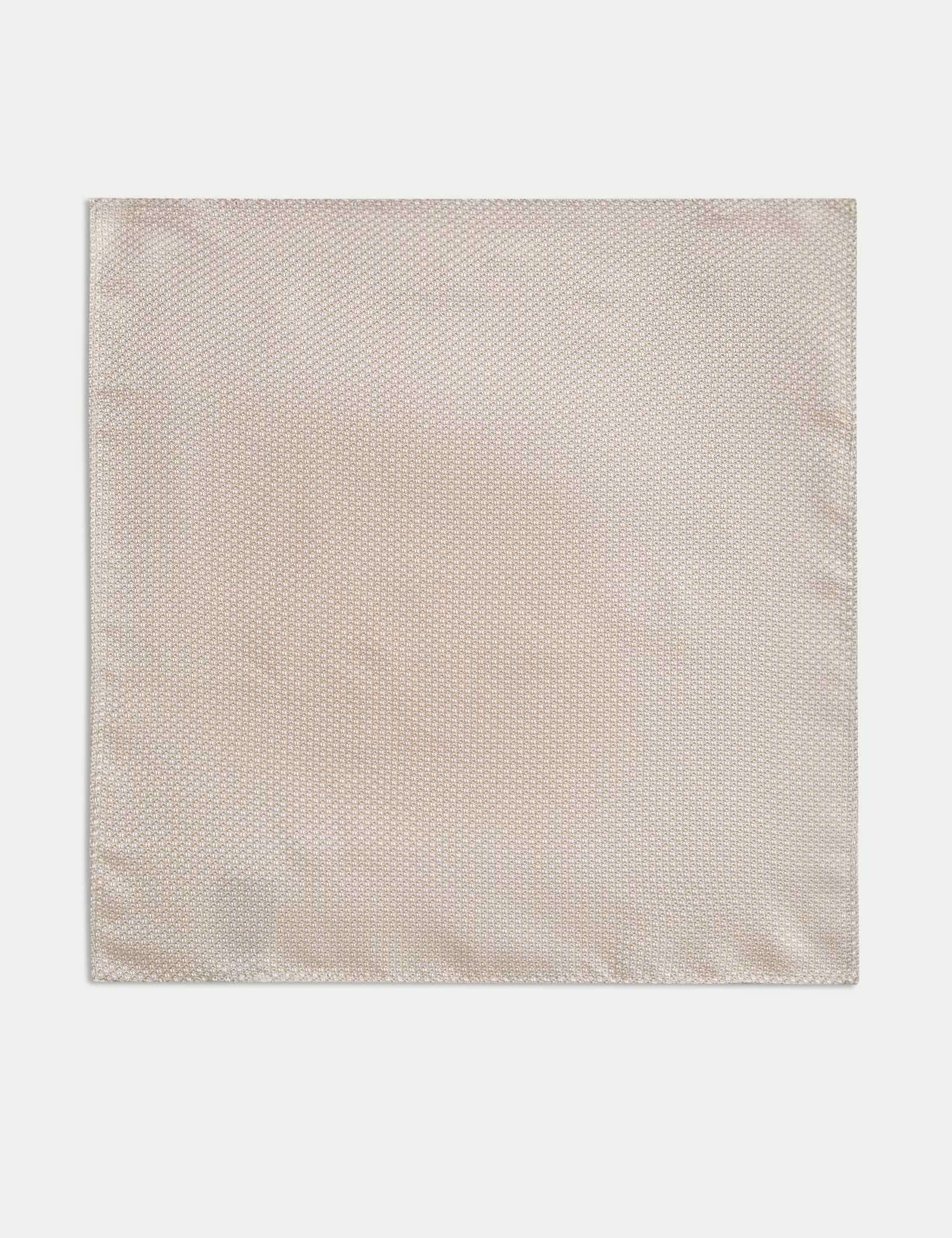 Textured Pure Silk Pocket Square - image 2