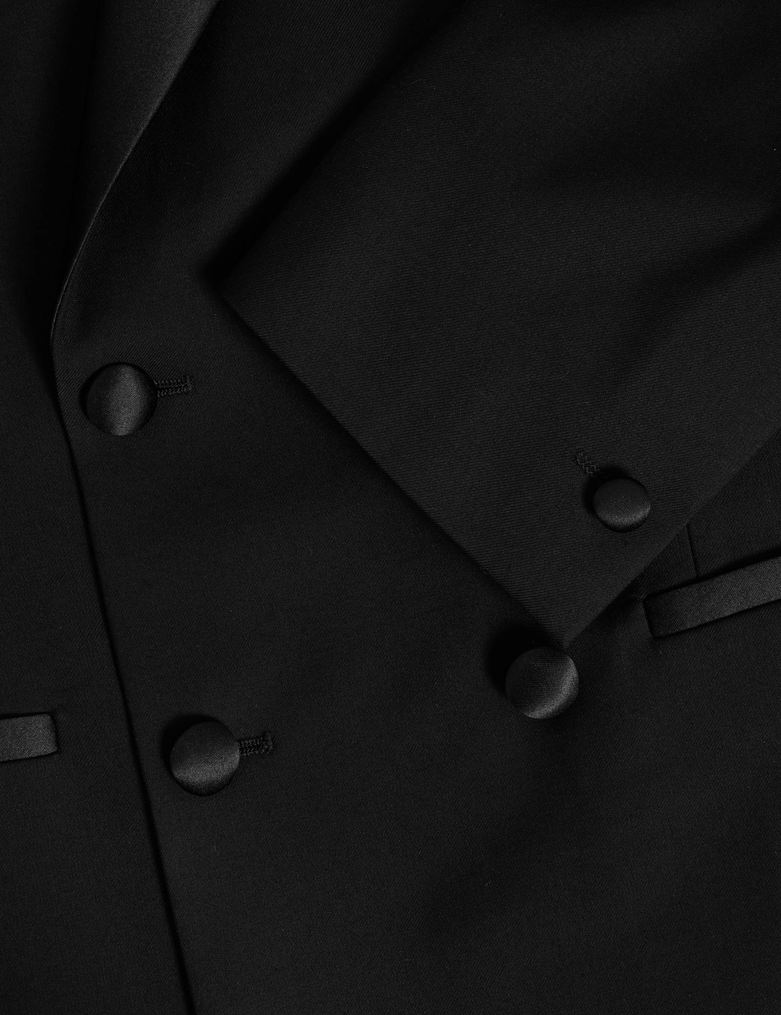 Slim Fit Double Breasted Tuxedo Jacket - image 4