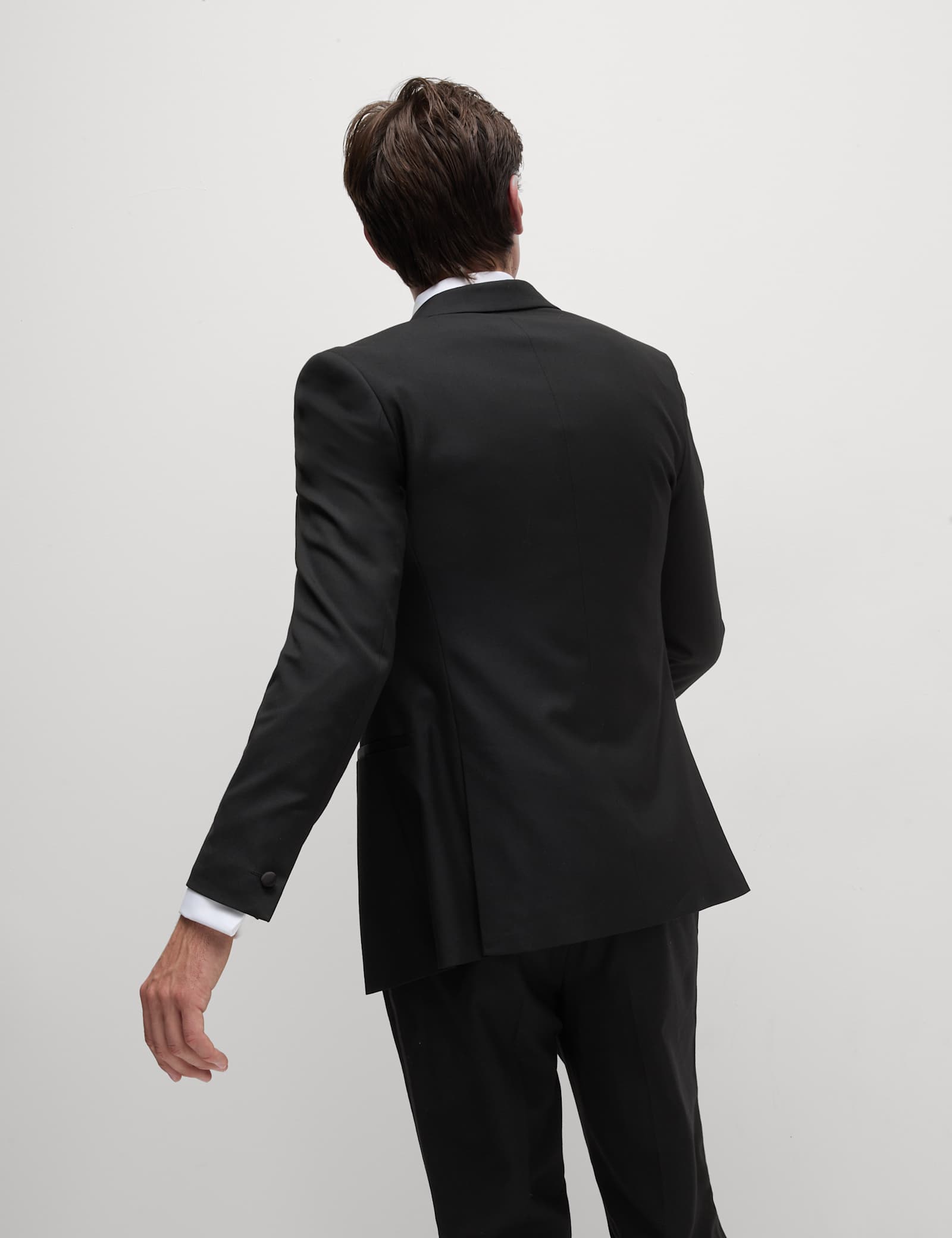 Slim Fit Double Breasted Tuxedo Jacket - image 5