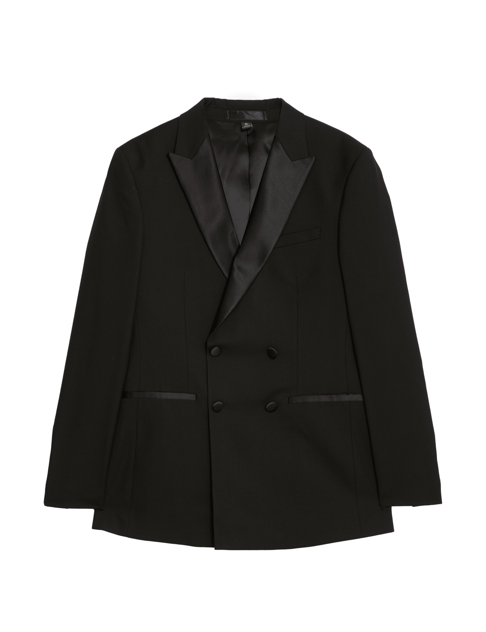 Slim Fit Double Breasted Tuxedo Jacket - image 3