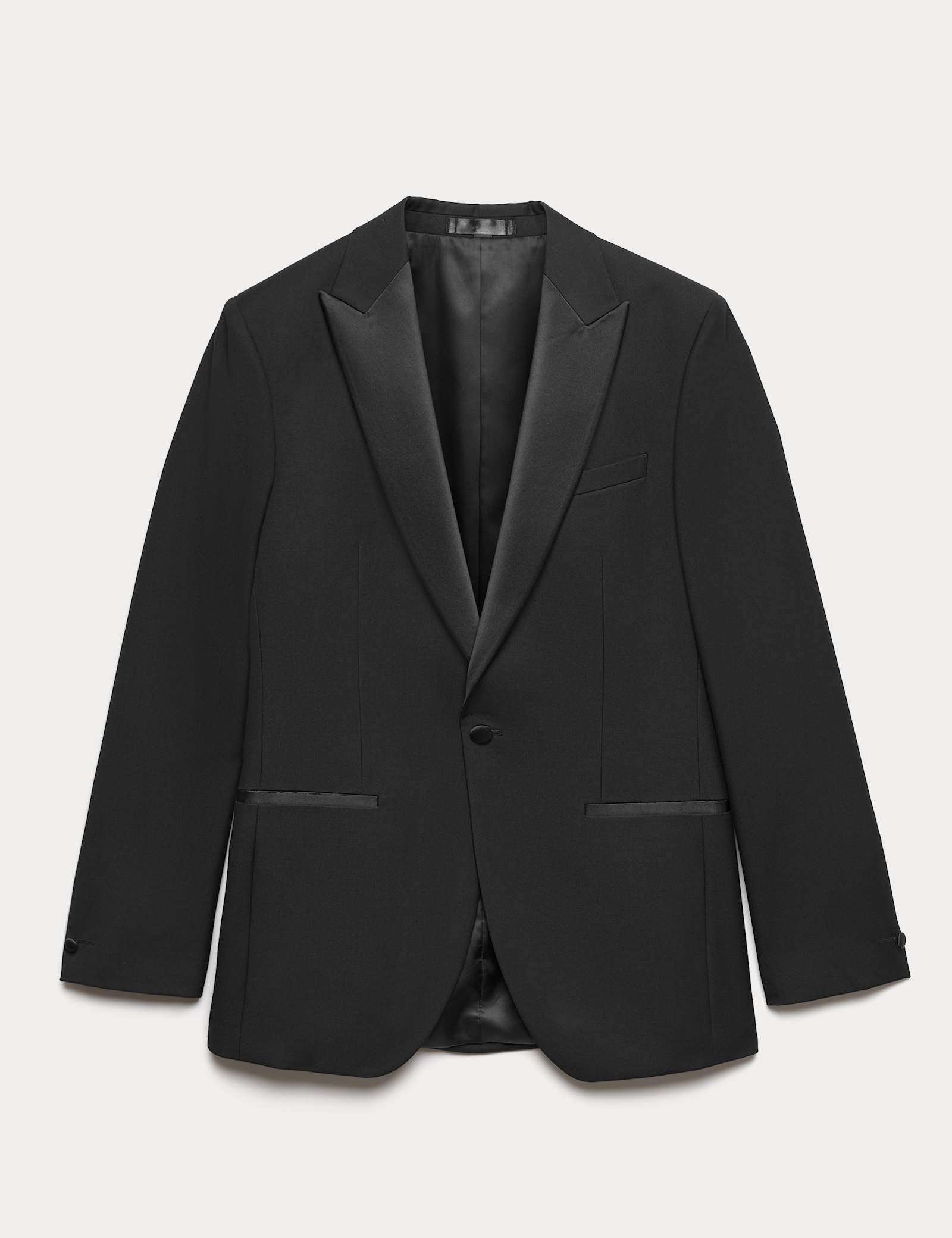 Regular Fit Stretch Tuxedo Jacket - image 1