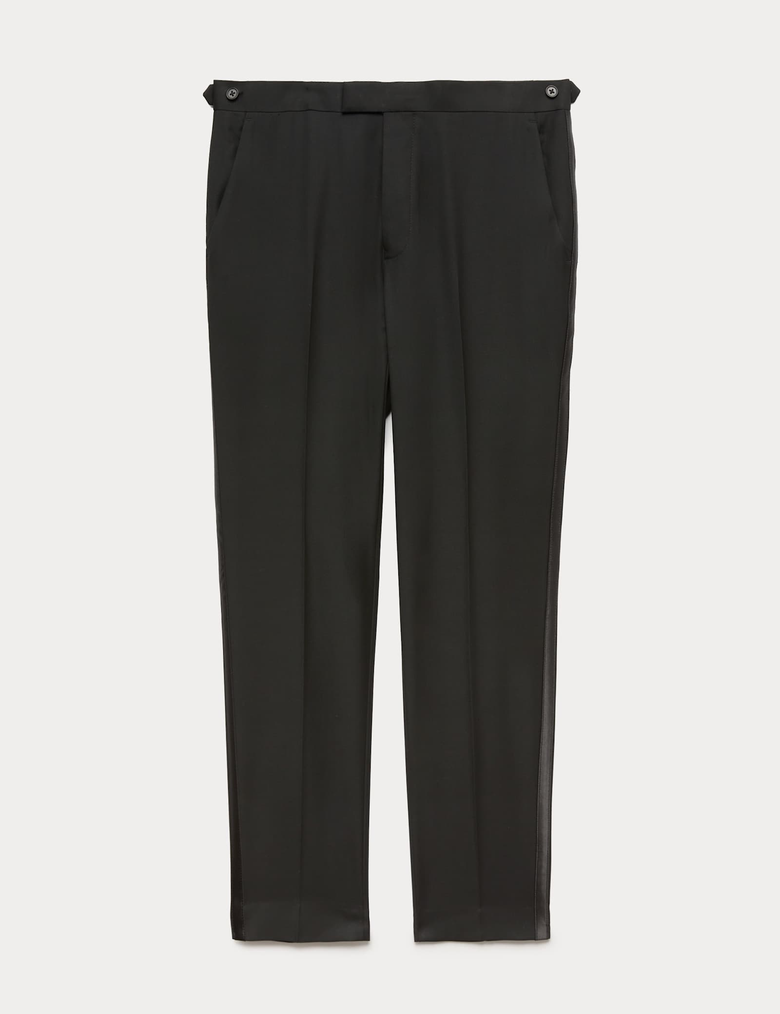 Skinny Fit Stretch Tuxedo Trousers - image 1