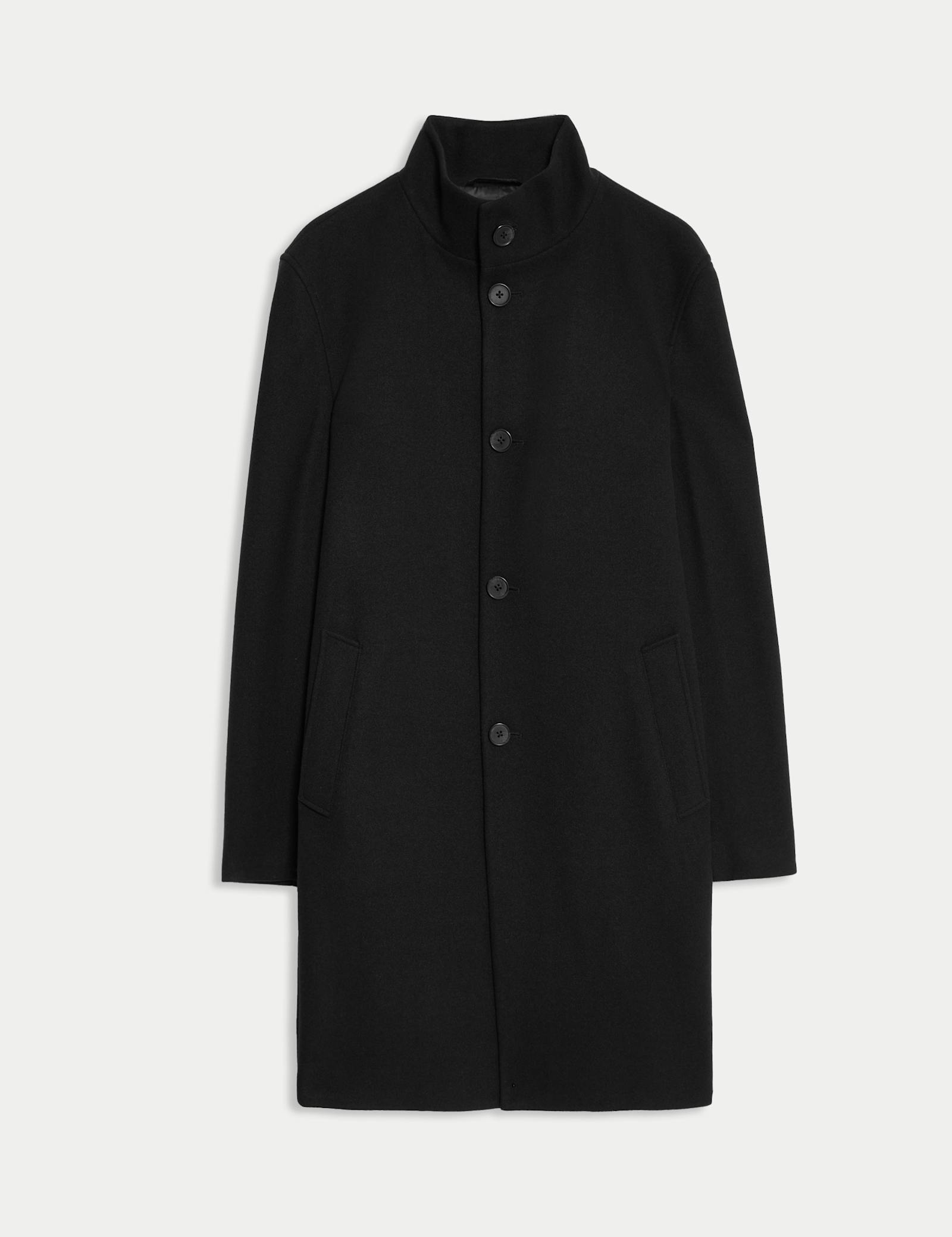 Funnel Neck Overcoat - image 2
