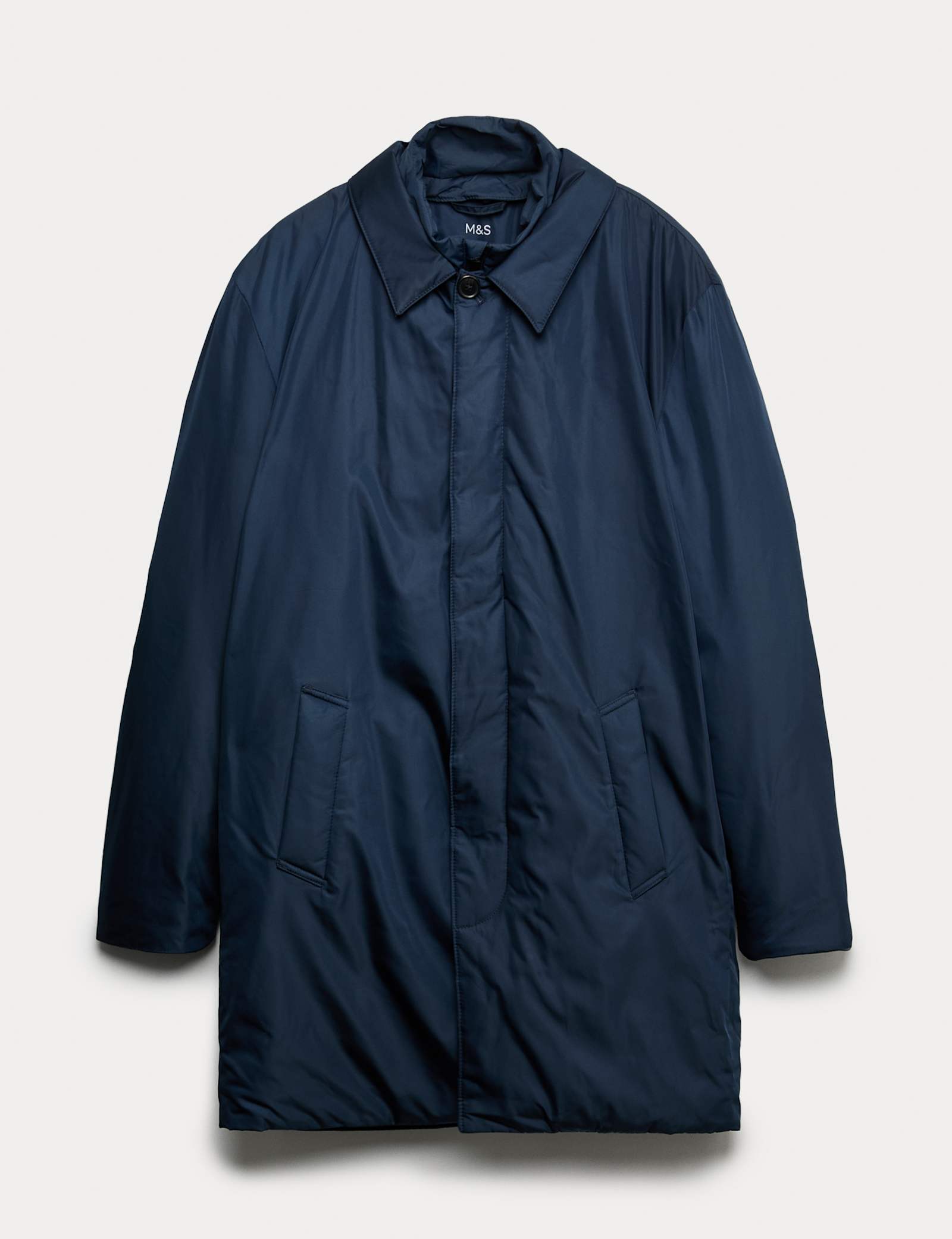 Shirt Collar Mac with Removable Bib - image 2