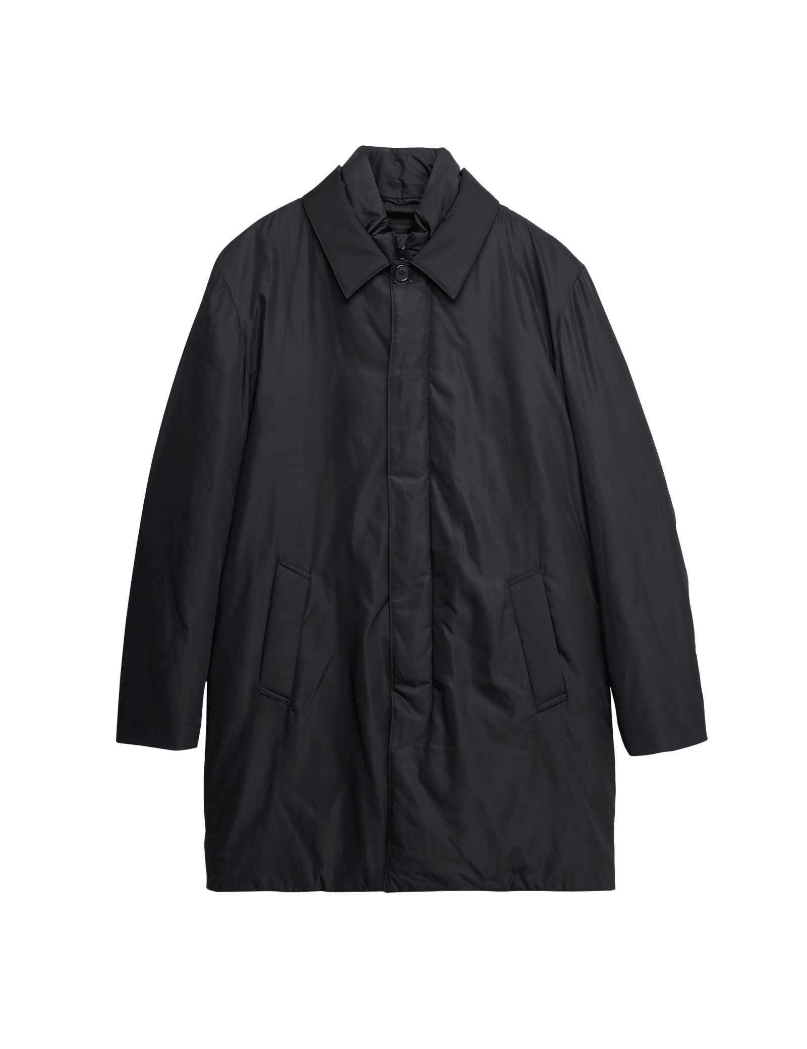 Shirt Collar Mac with Removable Bib - image 5