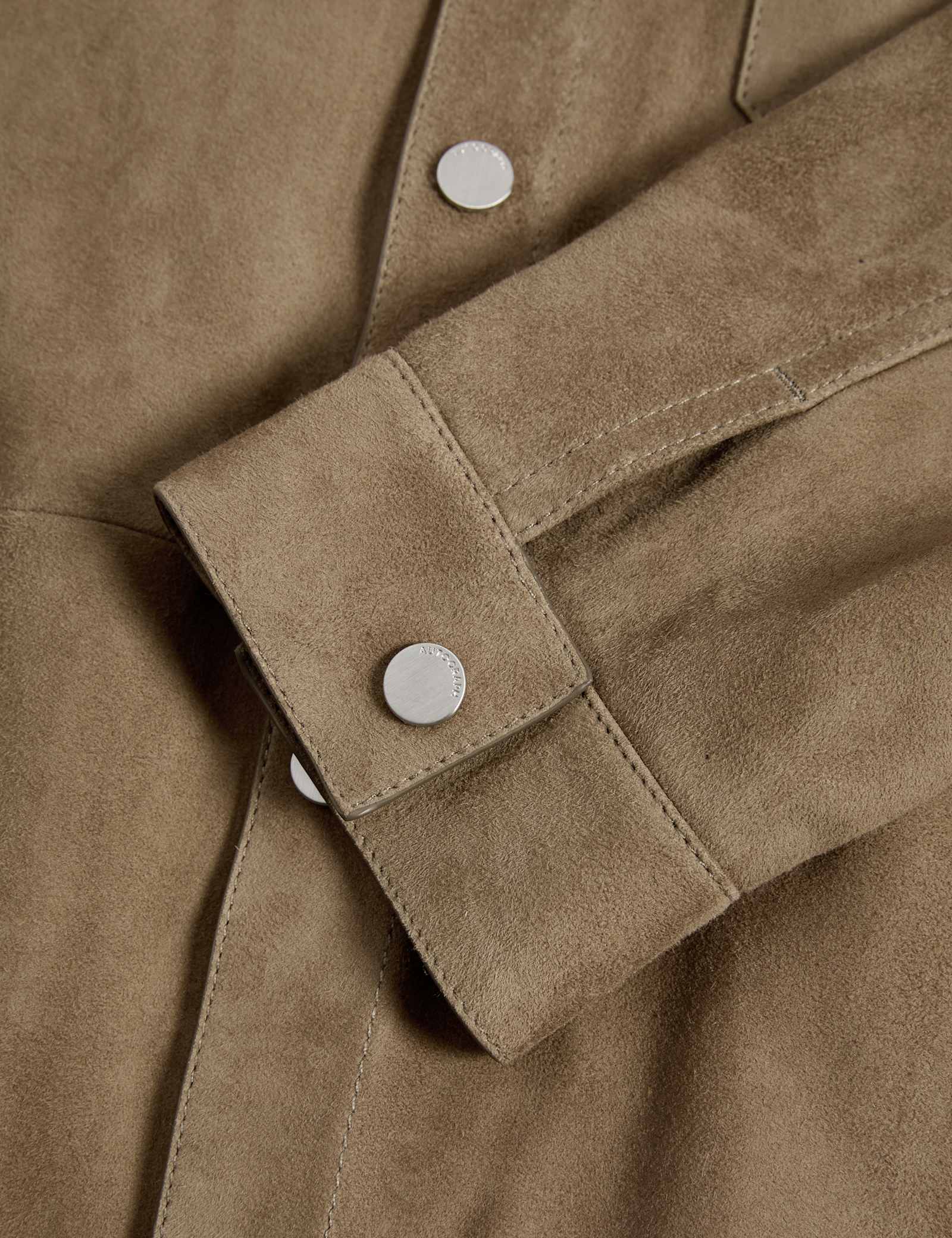 Lightweight Suede Overshirt Jacket - image 4