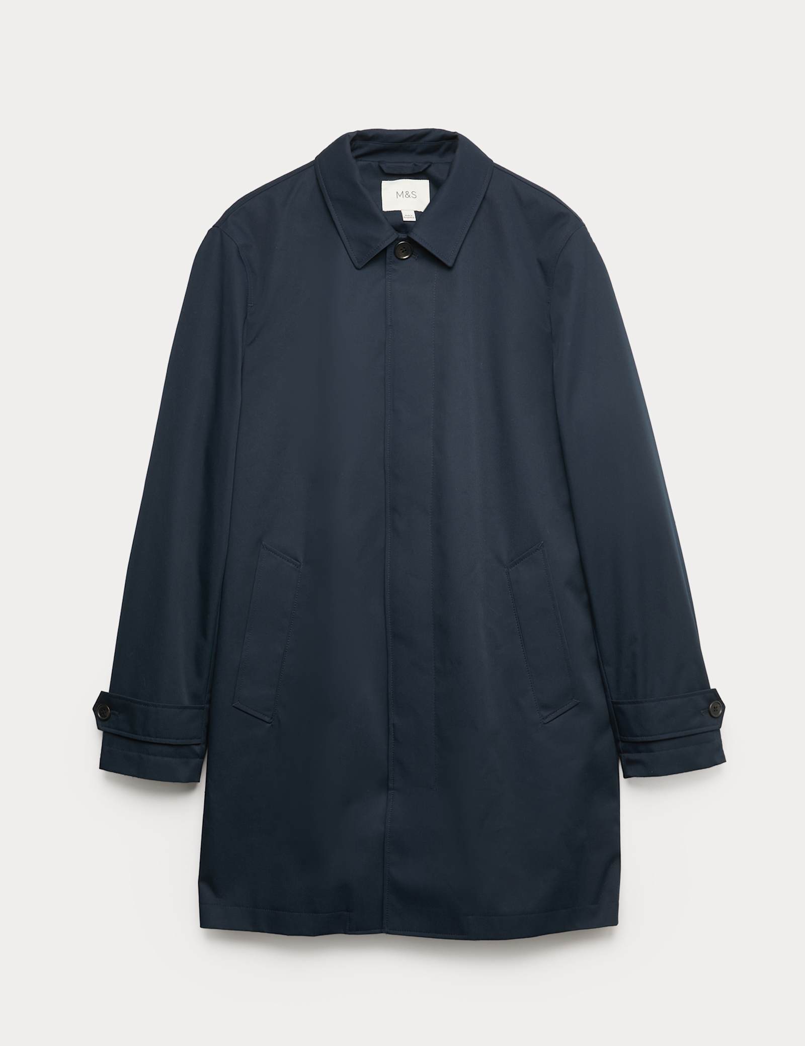 Cotton Blend Car Coat Mac - image 2
