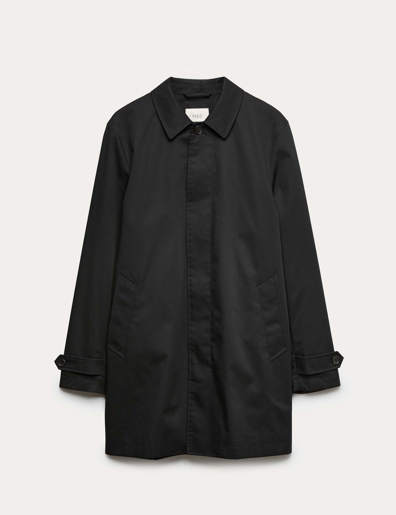 Cotton Blend Car Coat Mac - image 1