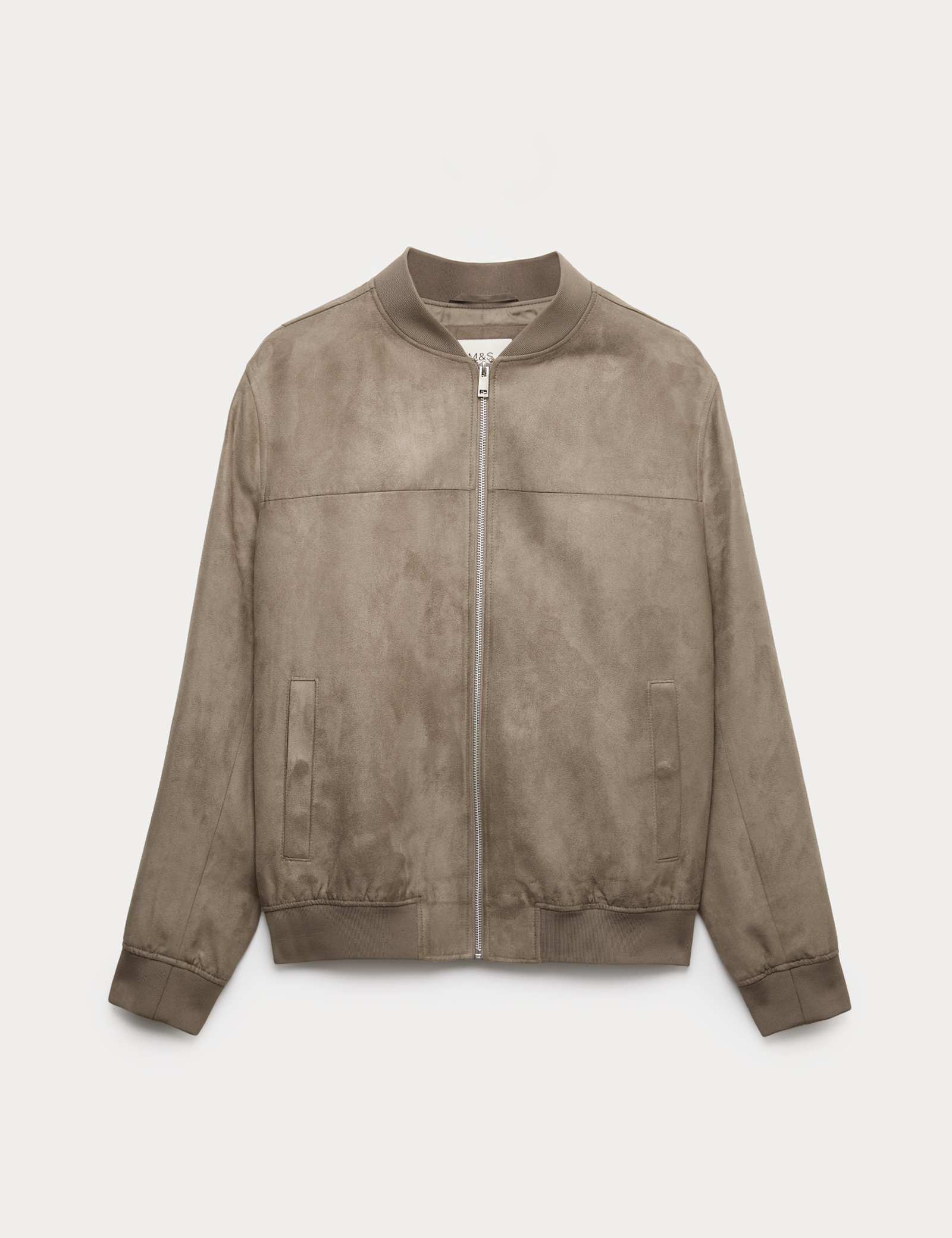 Faux Suede Bomber - image 1