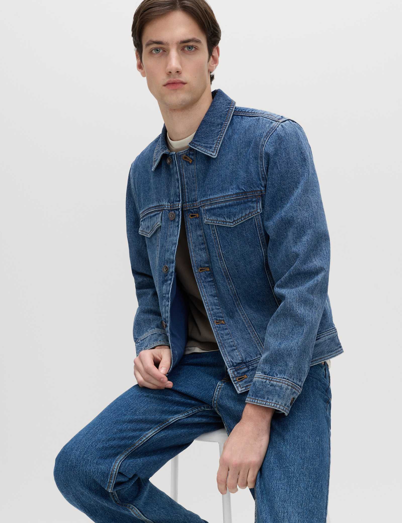 Denim Trucker Jacket - image 3