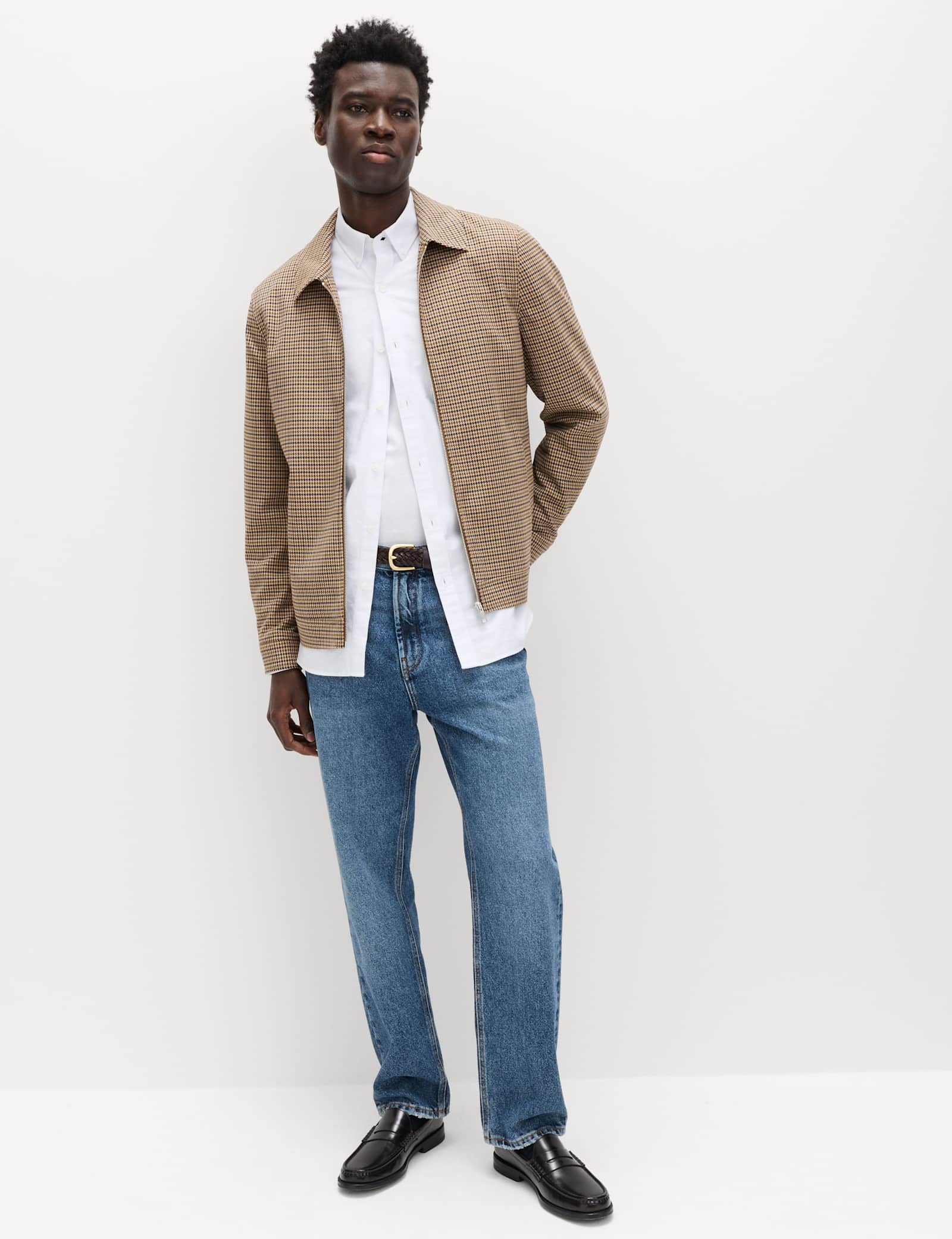 Checked Harrington Jacket - image 5