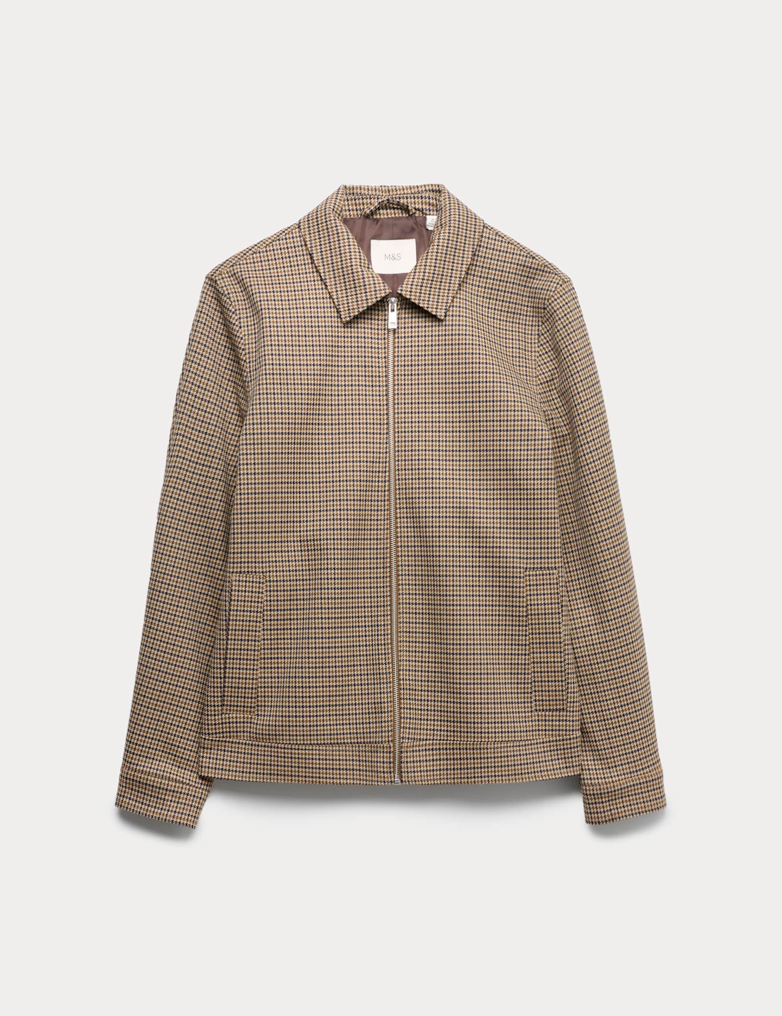 Checked Harrington Jacket - image 1