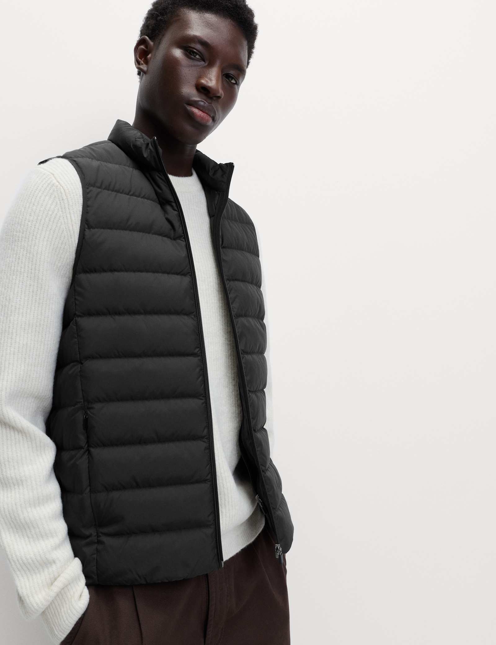 Feather and Down Padded Lightweight Gilet - image 3