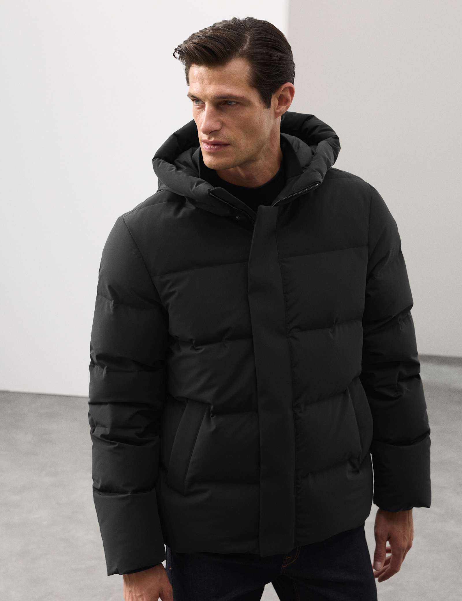 Feather & Down Puffer Jacket with Stormwear - image 3