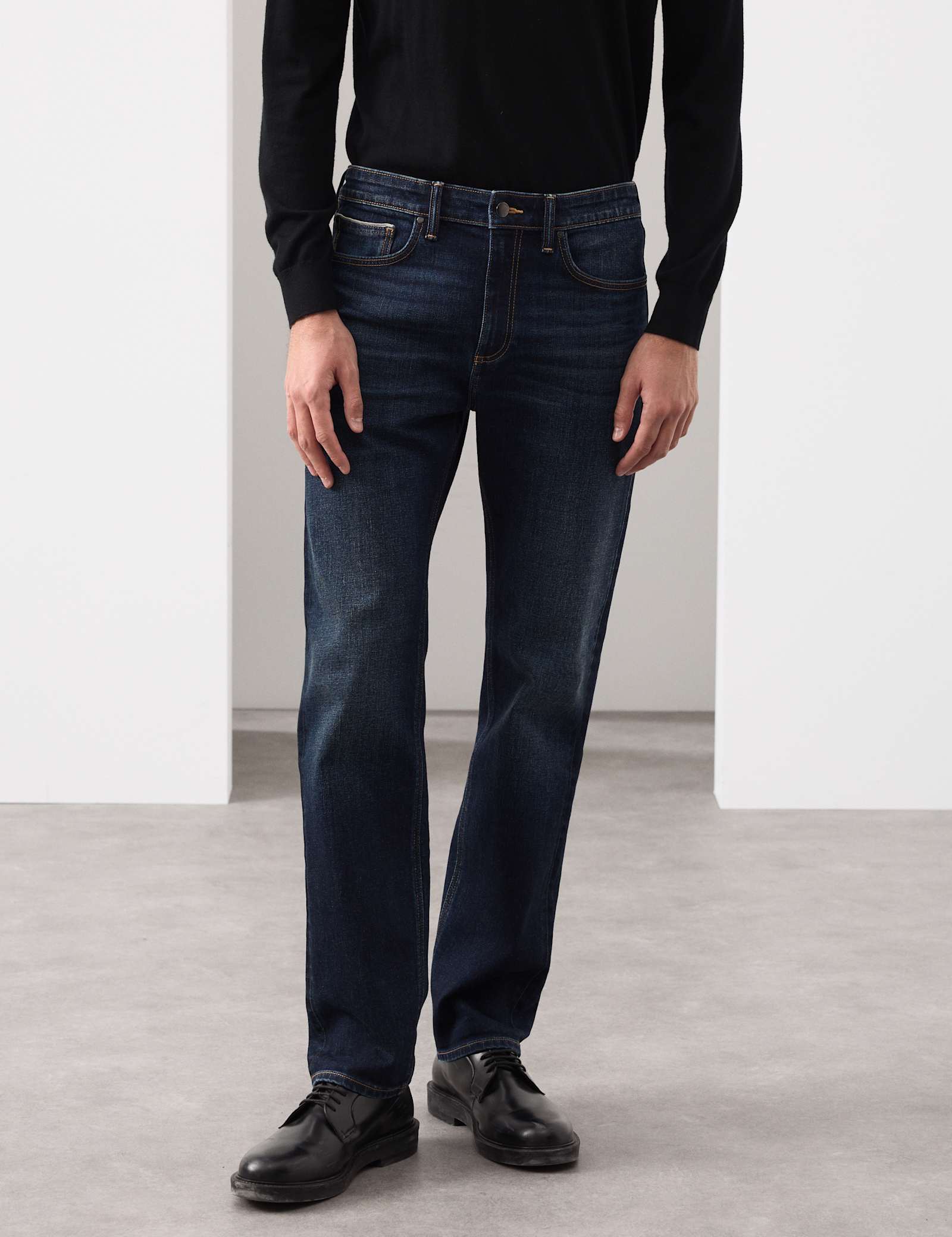 Slim Fit Japanese Selvedge Stretch Jeans - image 2
