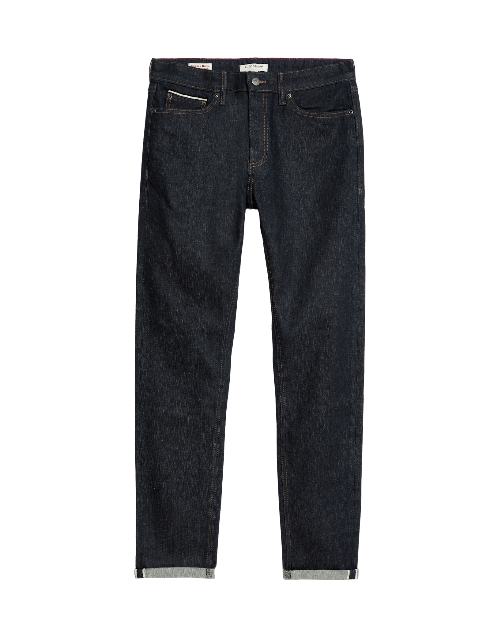 Slim Fit Japanese Selvedge Stretch Jeans - image 3
