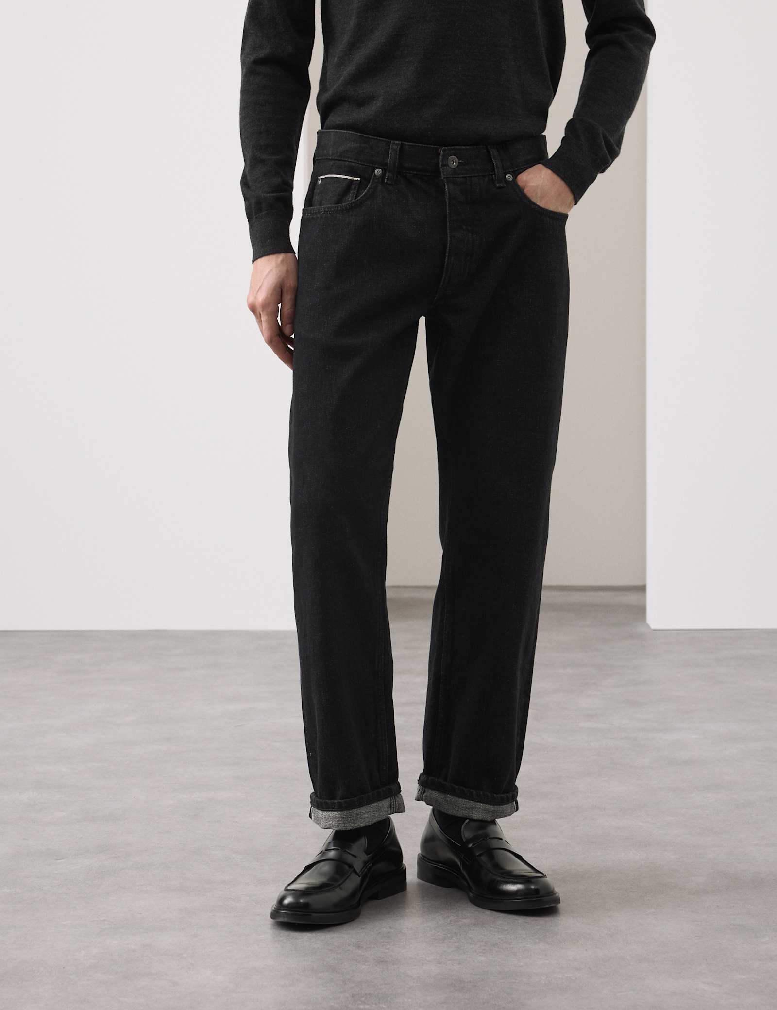 Straight Fit Heavyweight Selvedge Jeans - image 4