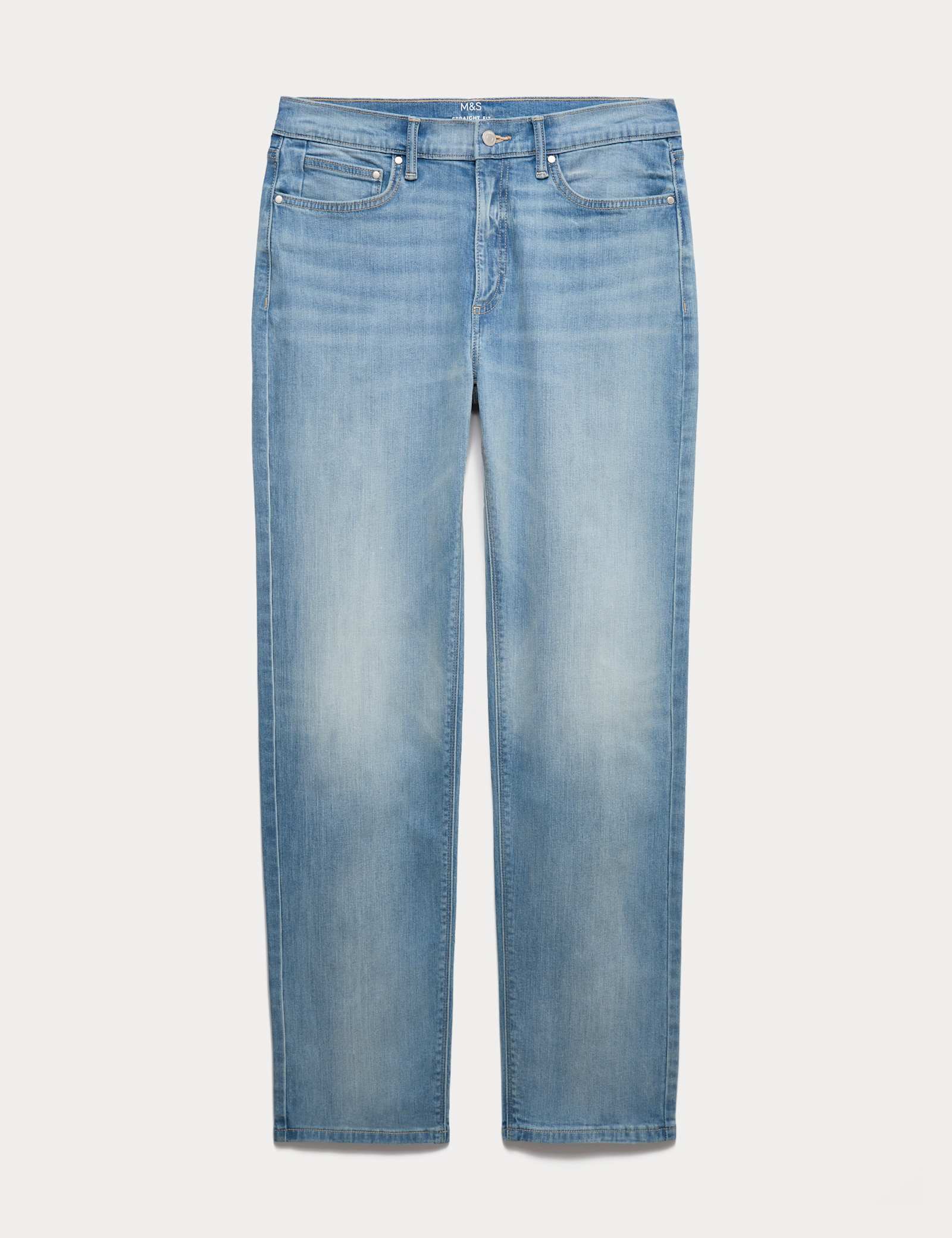 Straight Fit Stretch Jeans - image 2