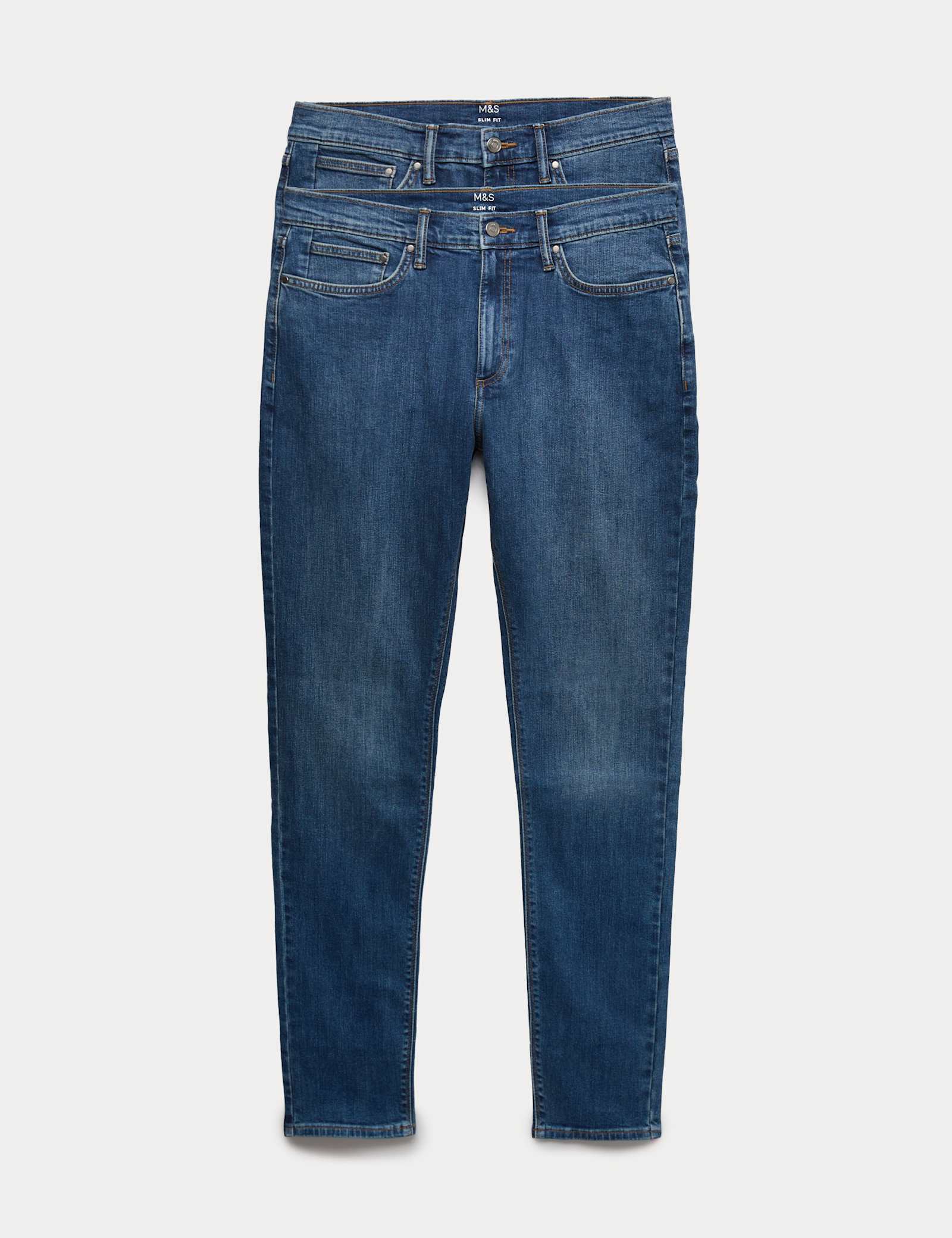 2 Pack Slim Fit Stretch Jeans - image 1
